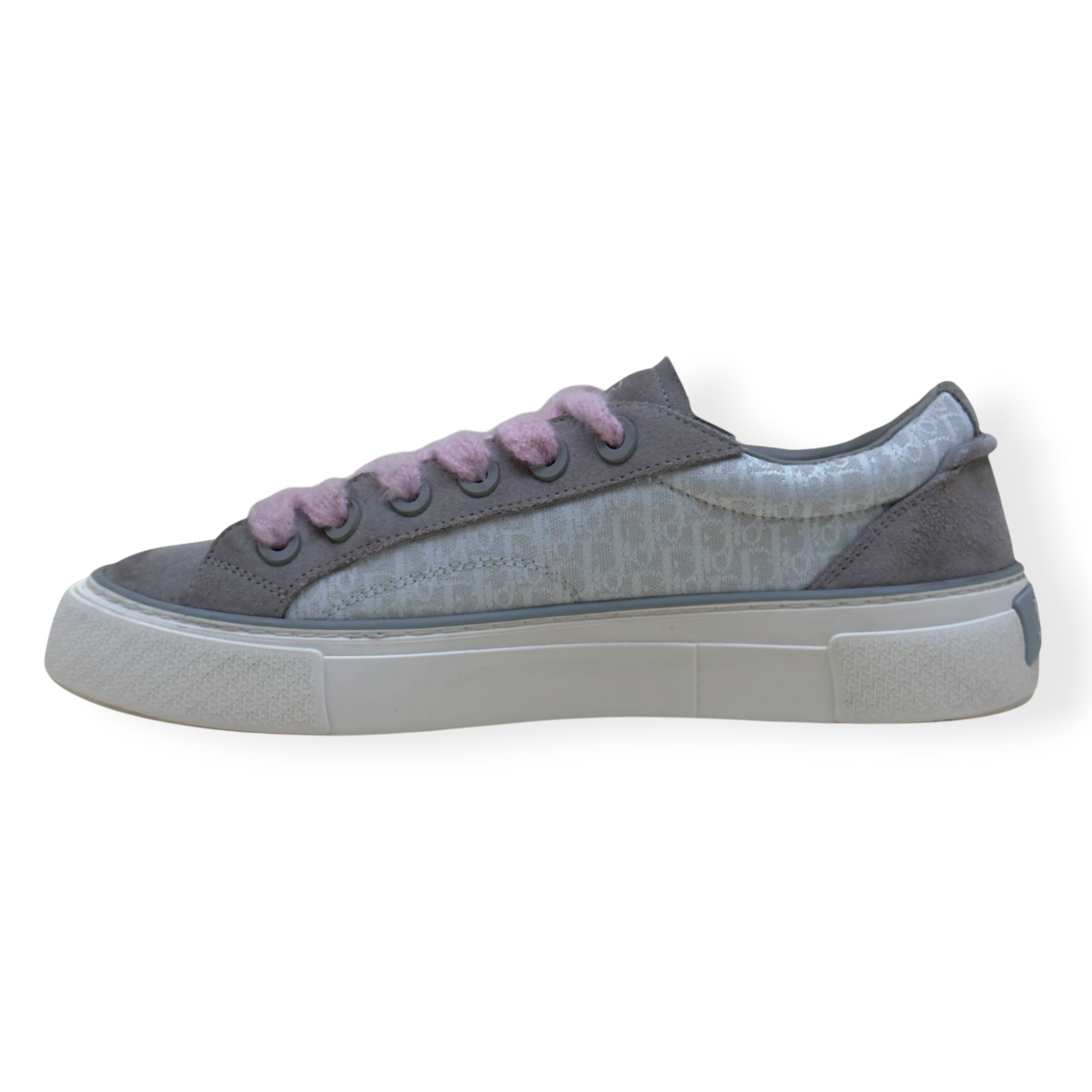 DIOR B33 OBLIQUE SNEAKER GREY / PINK 44 / UK10