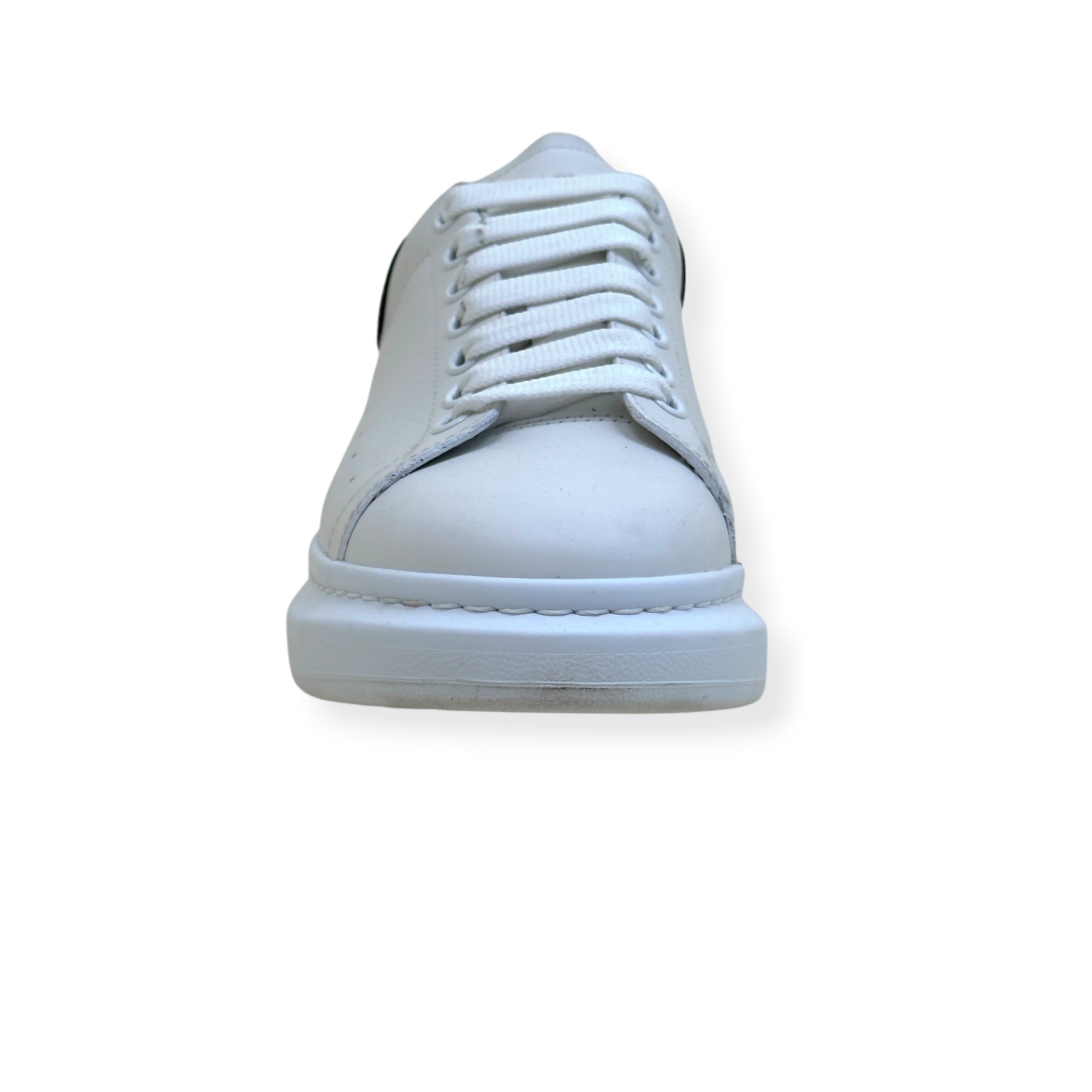 ALEXANDER MCQUEEN OVERSIZED LEATHER SNEAKER WHITE / BLACK 43.5 / UK9.5