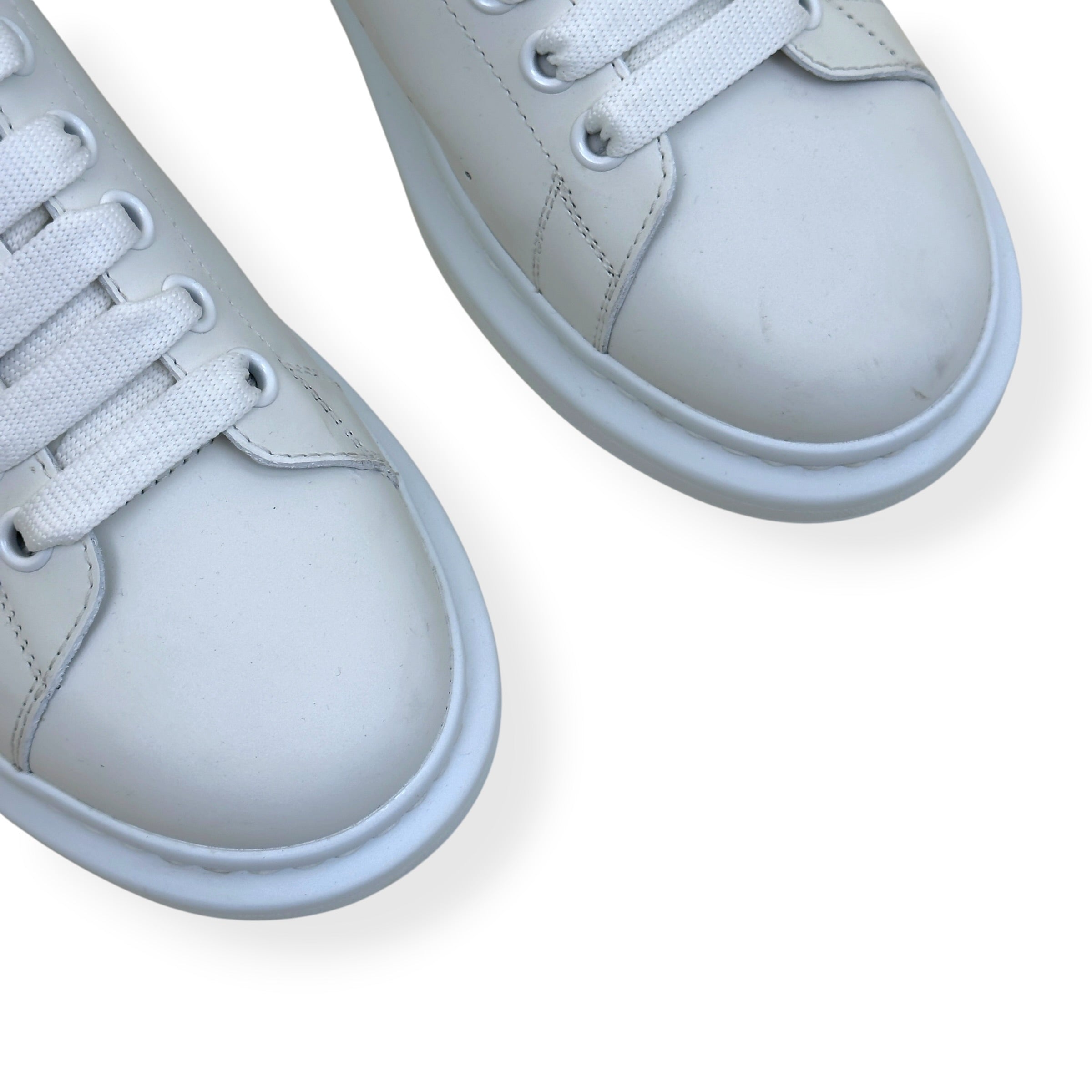ALEXANDER MCQUEEN OVERSIZED LEATHER SNEAKER WHITE / BLACK 43.5 / UK9.5