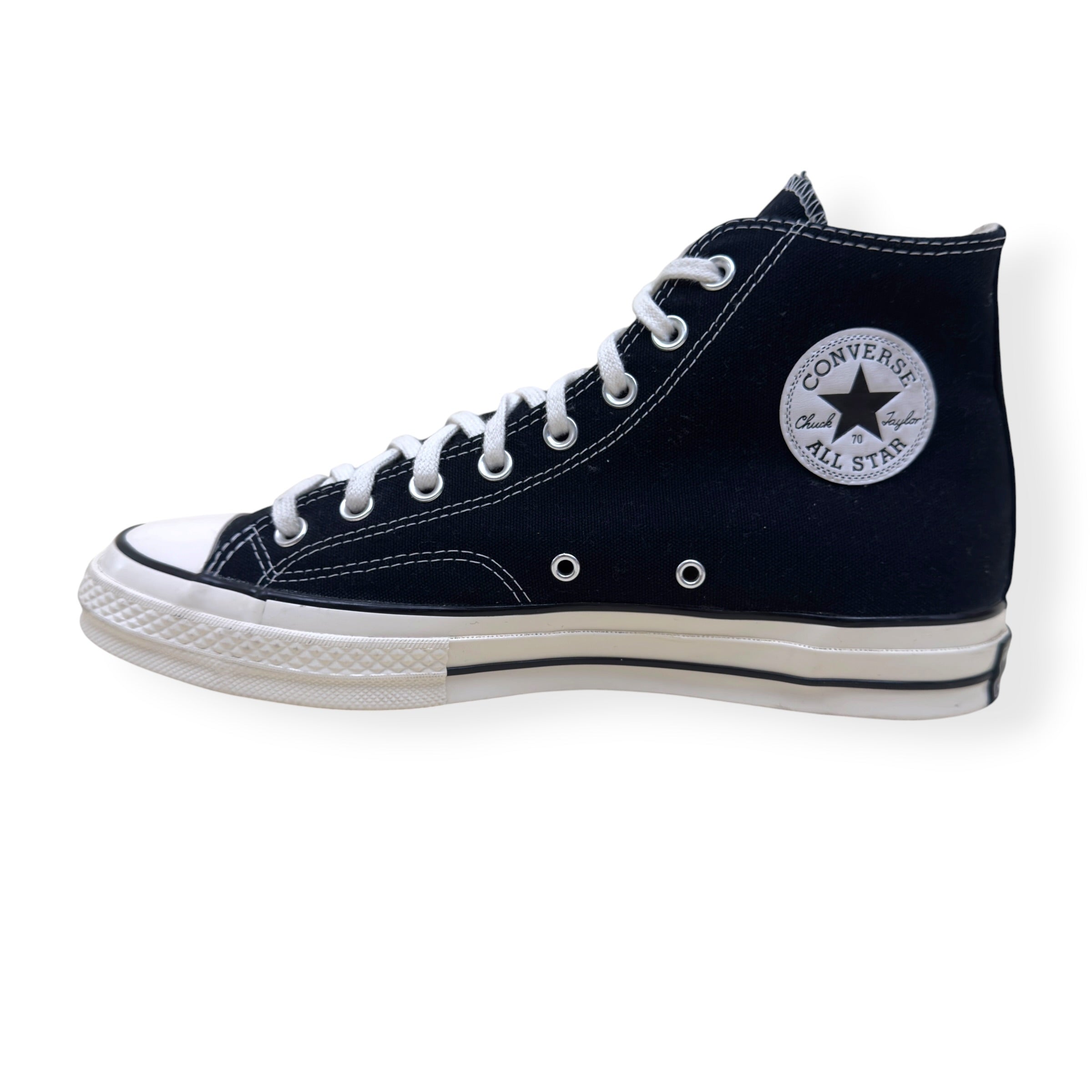 CONVERSE CHUCK TAYLOR ALL STAR 70 HIGH TOP SNEAKER BLACK / WHITE UK10