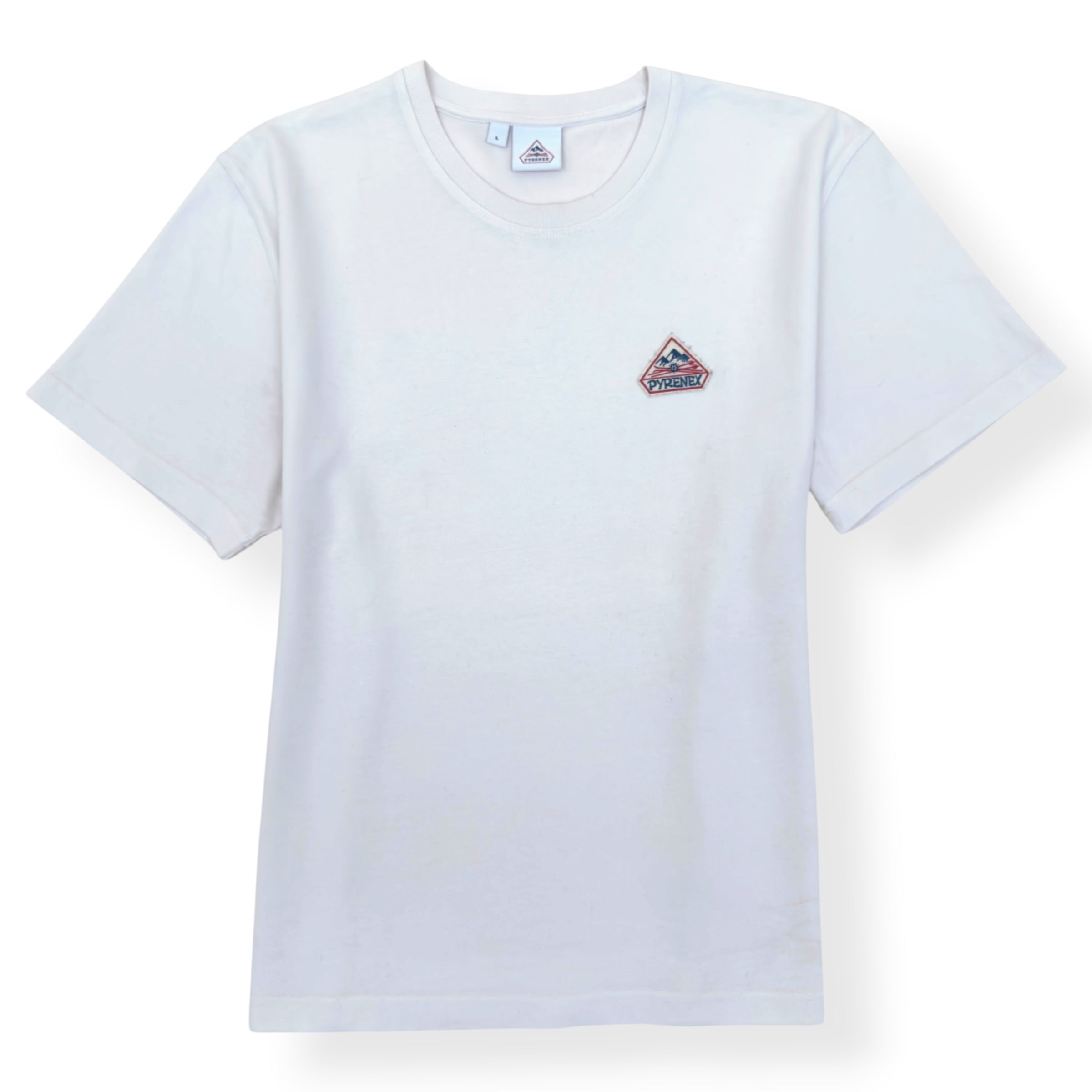 PYRENEX ECHO COTTON LOGO T-SHIRT MILK L