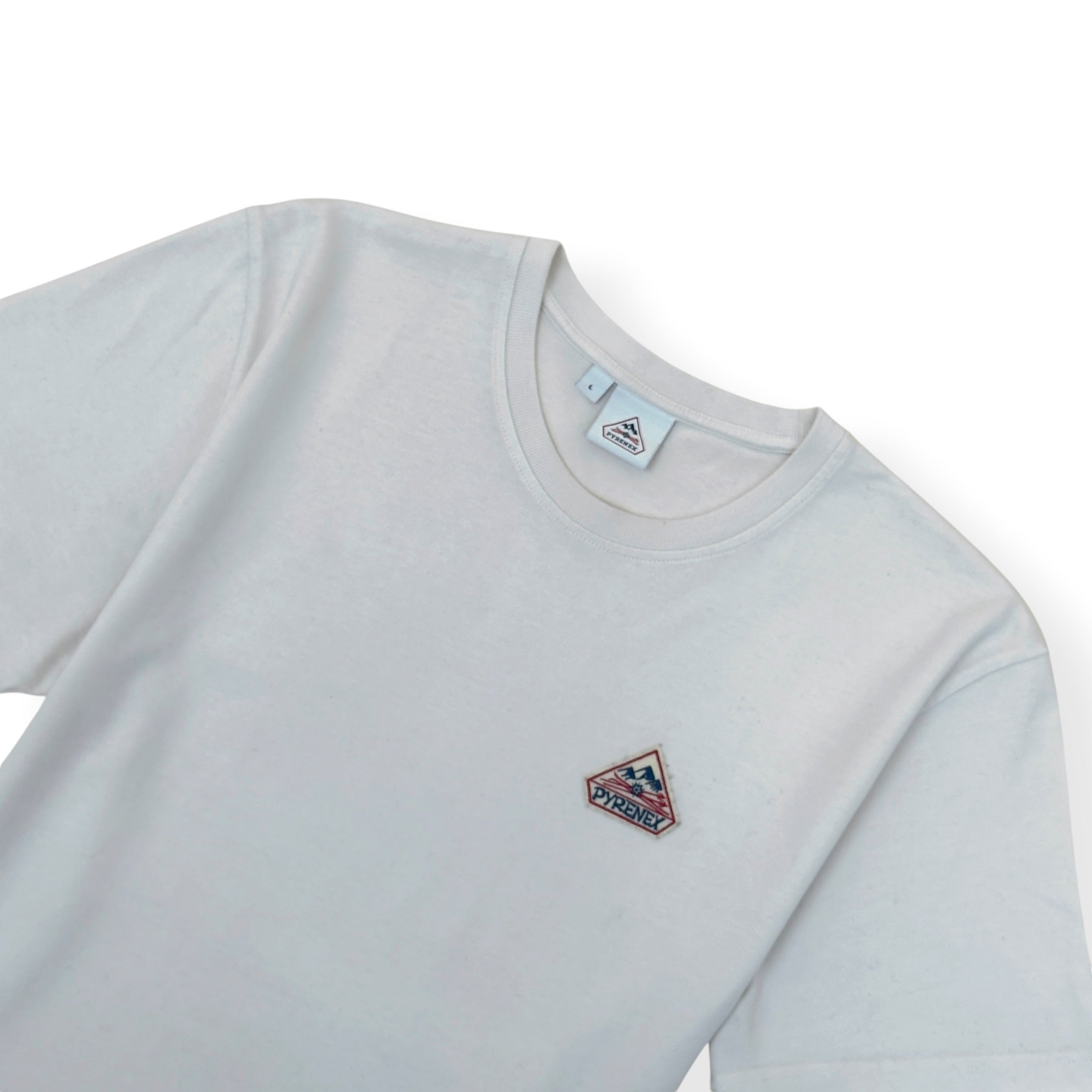 PYRENEX ECHO COTTON LOGO T-SHIRT MILK L