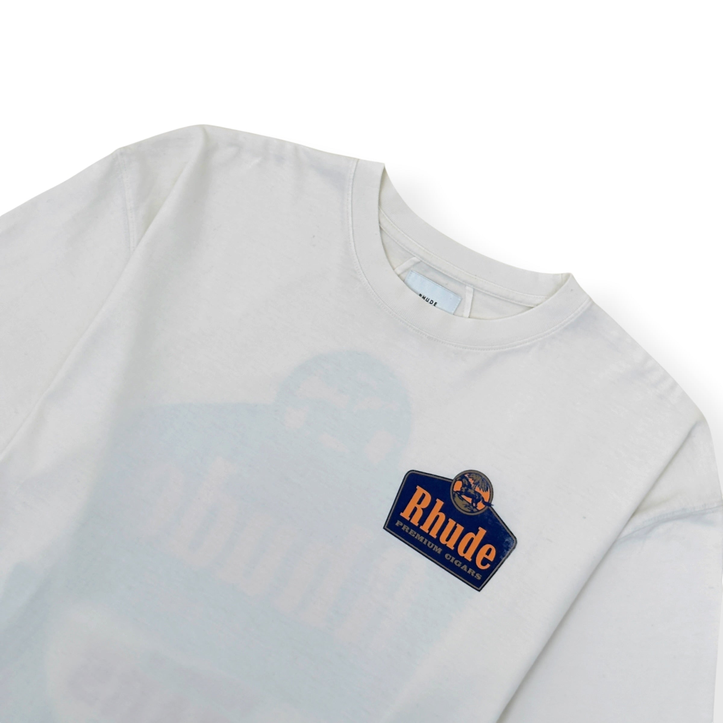 RHUDE GRAND CRU T-SHIRT VINTAGE WHITE XL