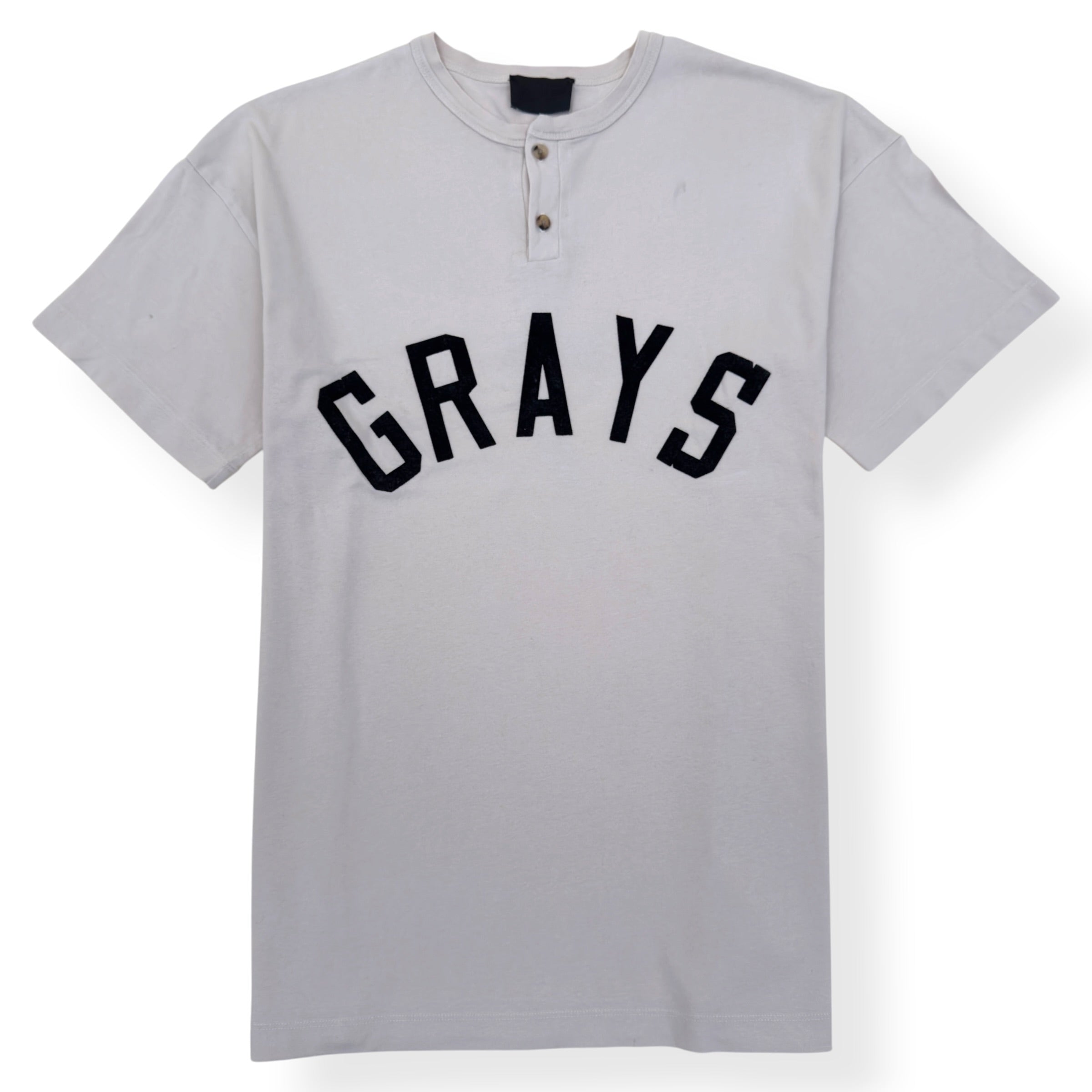 FEAR OF GOD GRAYS HENLEY T-SHIRT CREAM / BLACK S