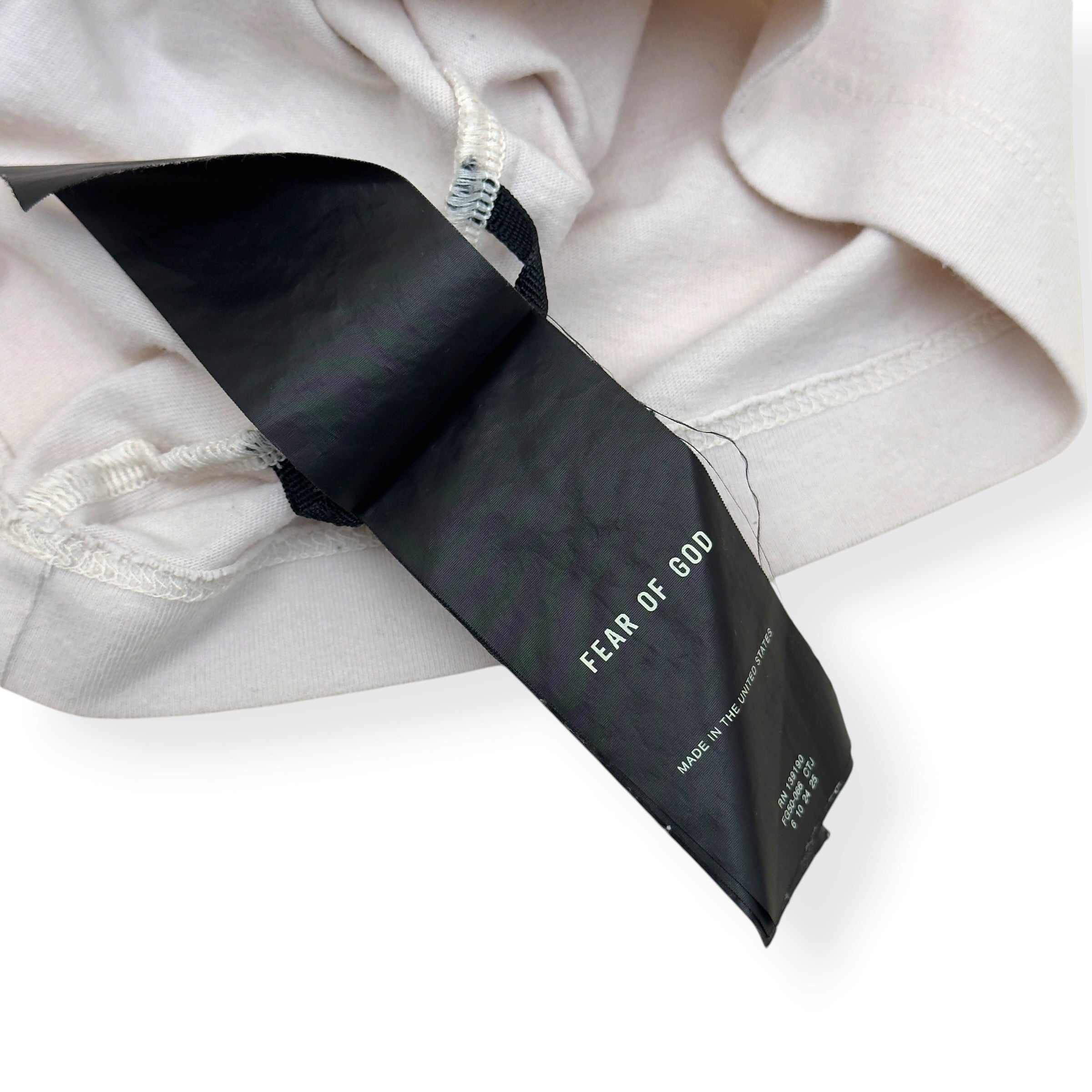 FEAR OF GOD GRAYS HENLEY T-SHIRT CREAM / BLACK S