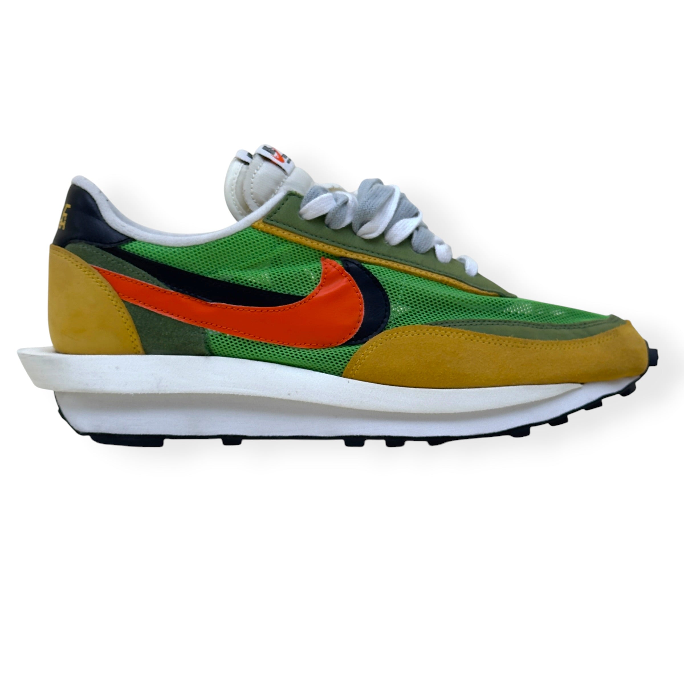 NIKE X SACAI LDWAFFLE SNEAKER GREEN GUSTO UK10.5