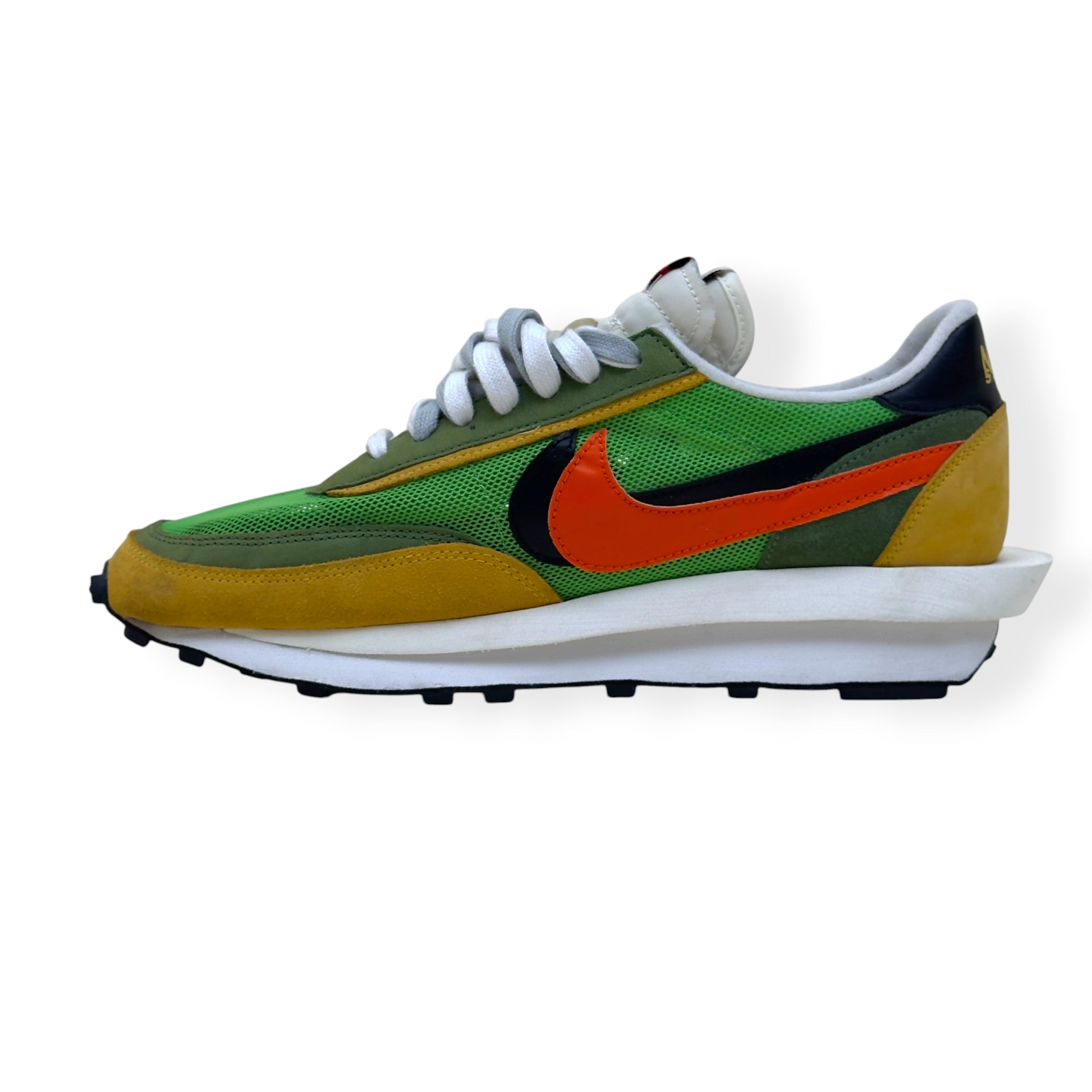 NIKE X SACAI LDWAFFLE SNEAKER GREEN GUSTO UK10.5