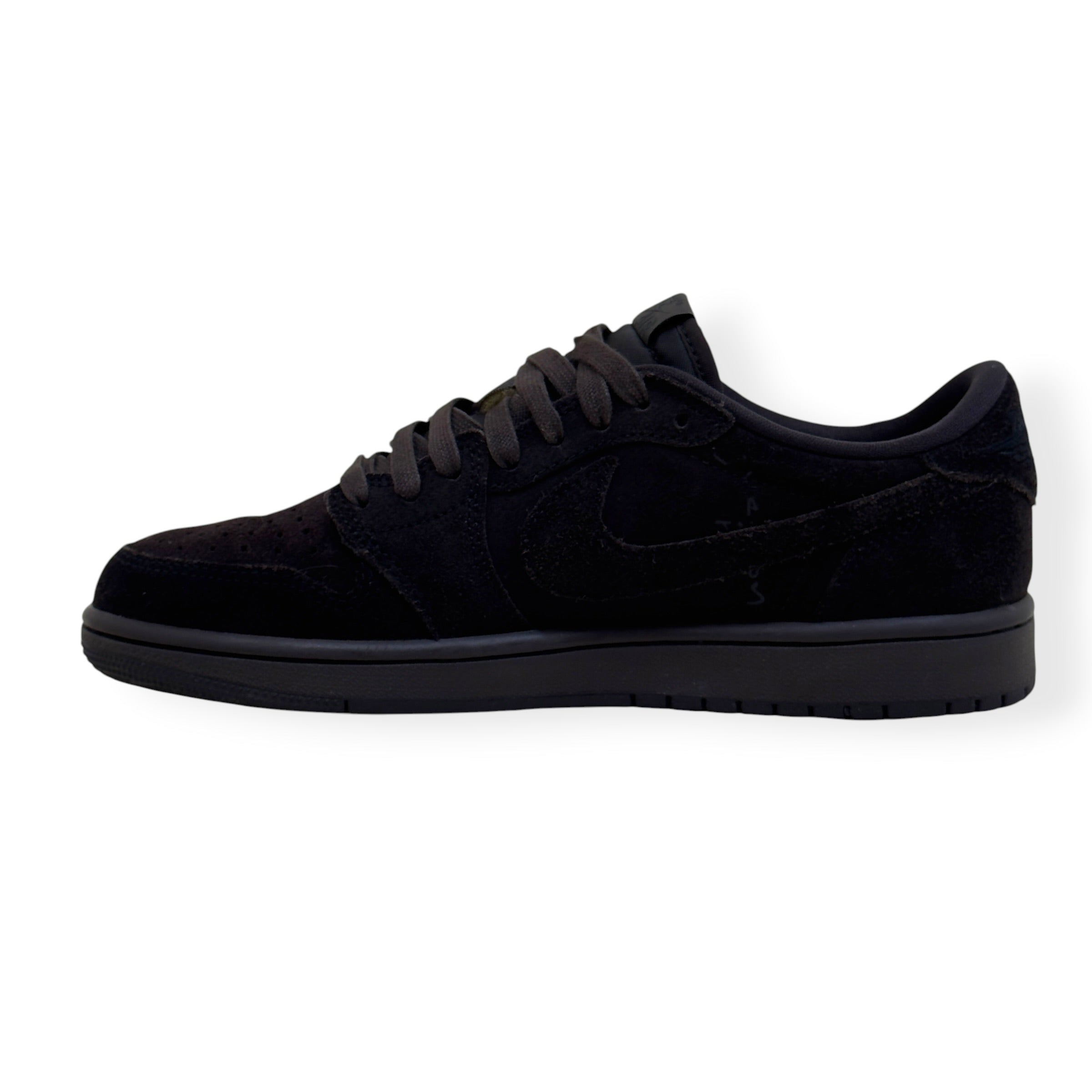 NIKE X TRAVIS SCOTT AIR JORDAN 1 RETRO LOW SNEAKER VELVET BROWN UK6