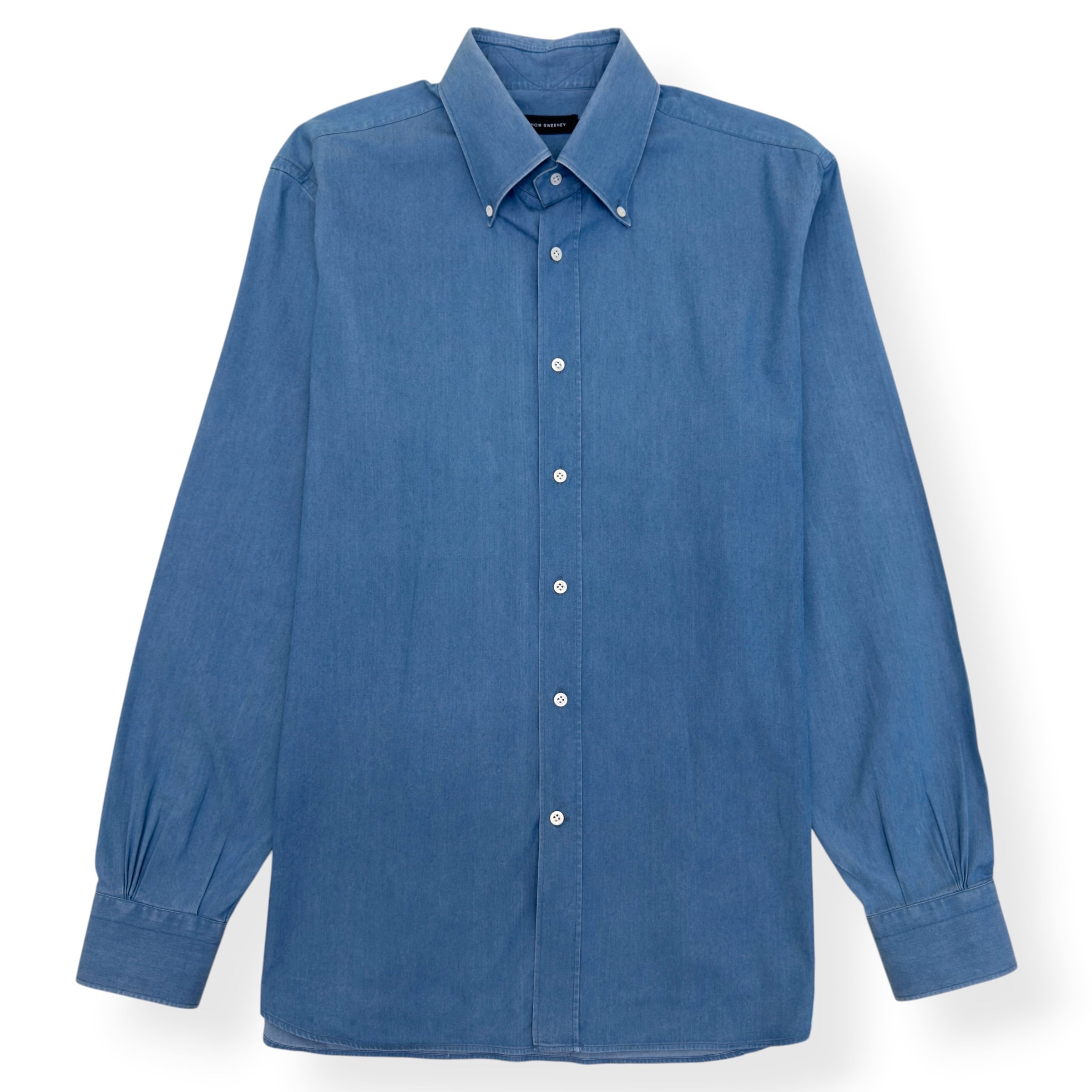 THOM SWEENEY COTTON SHIRT BLUE 18” / XL