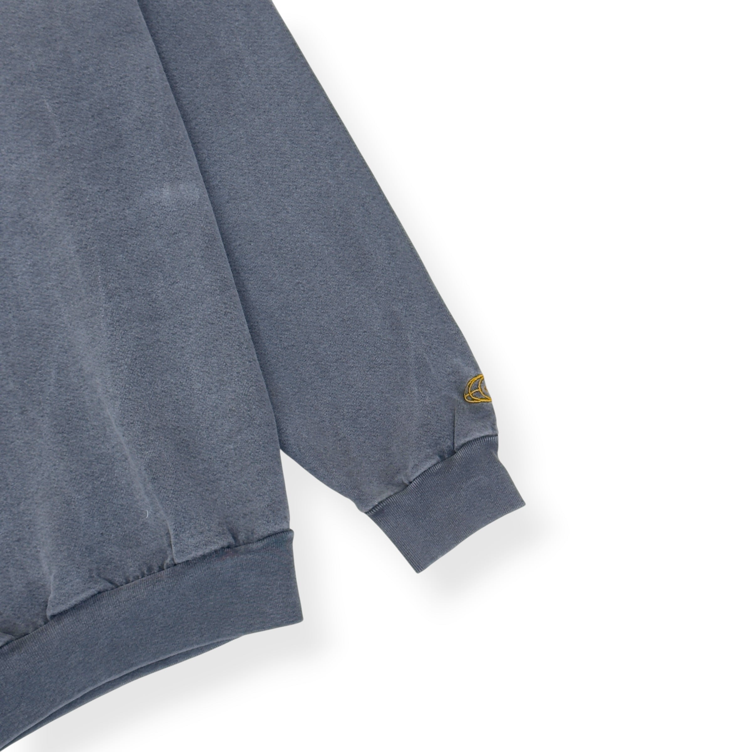 FOUR:FIFTEEN.AM GRAPHIC PRINT FADED SWEATSHIRT GREY XL