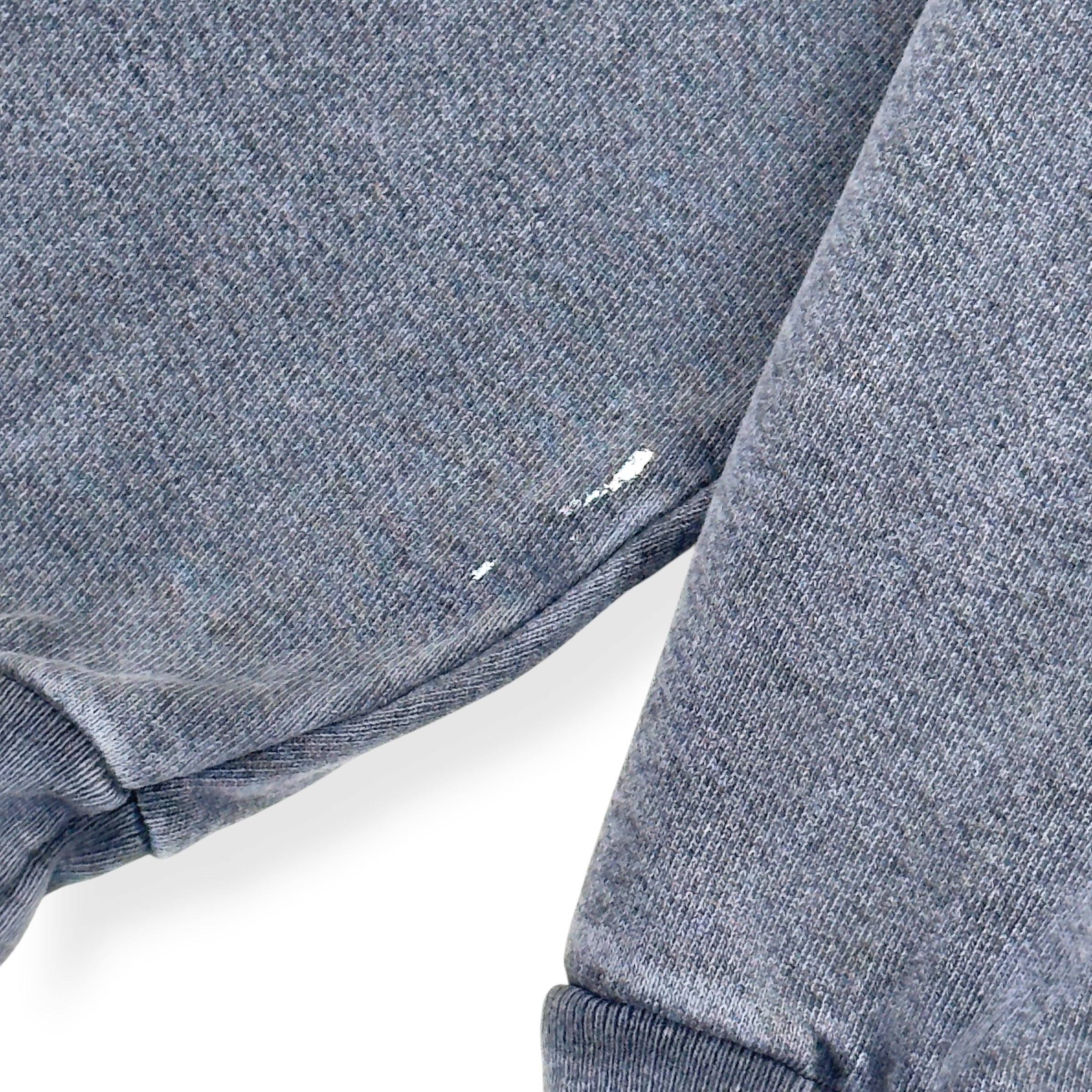 FOUR:FIFTEEN.AM GRAPHIC PRINT FADED SWEATSHIRT GREY XL