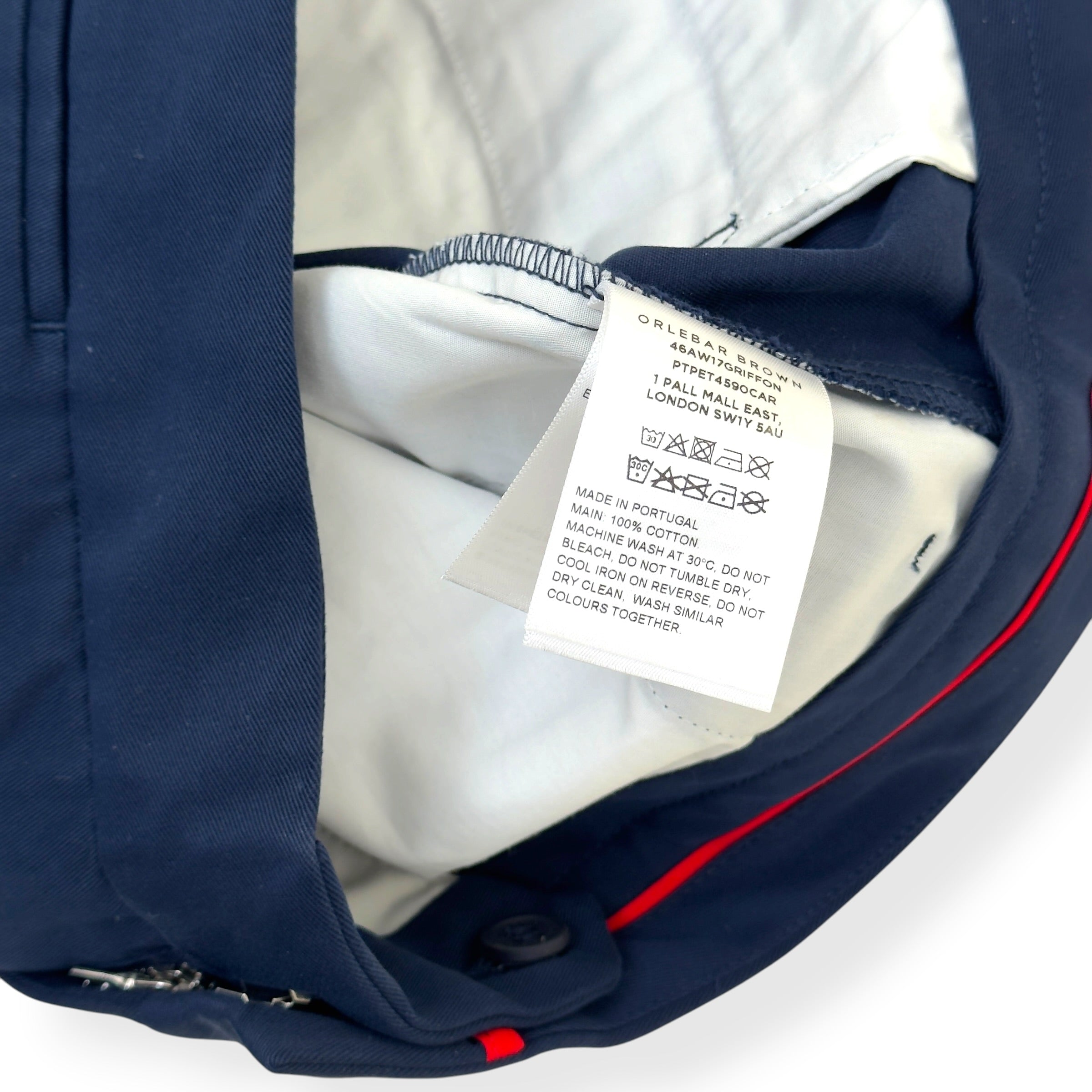 ORLEBAR BROWN GRIFFON TROUSER NAVY 34 / L