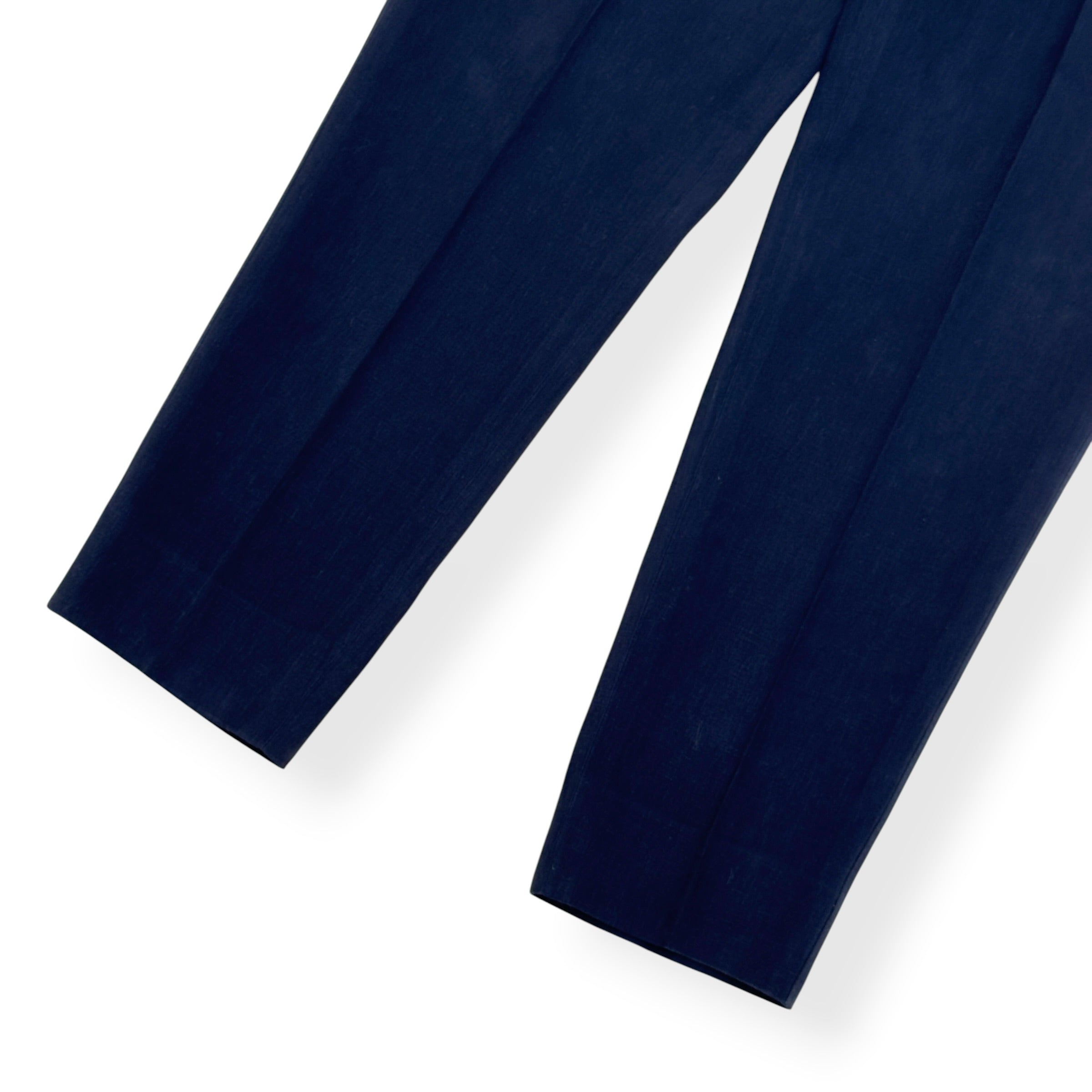 THOM SWEENEY LINEN TROUSER BLACK 52 / XL