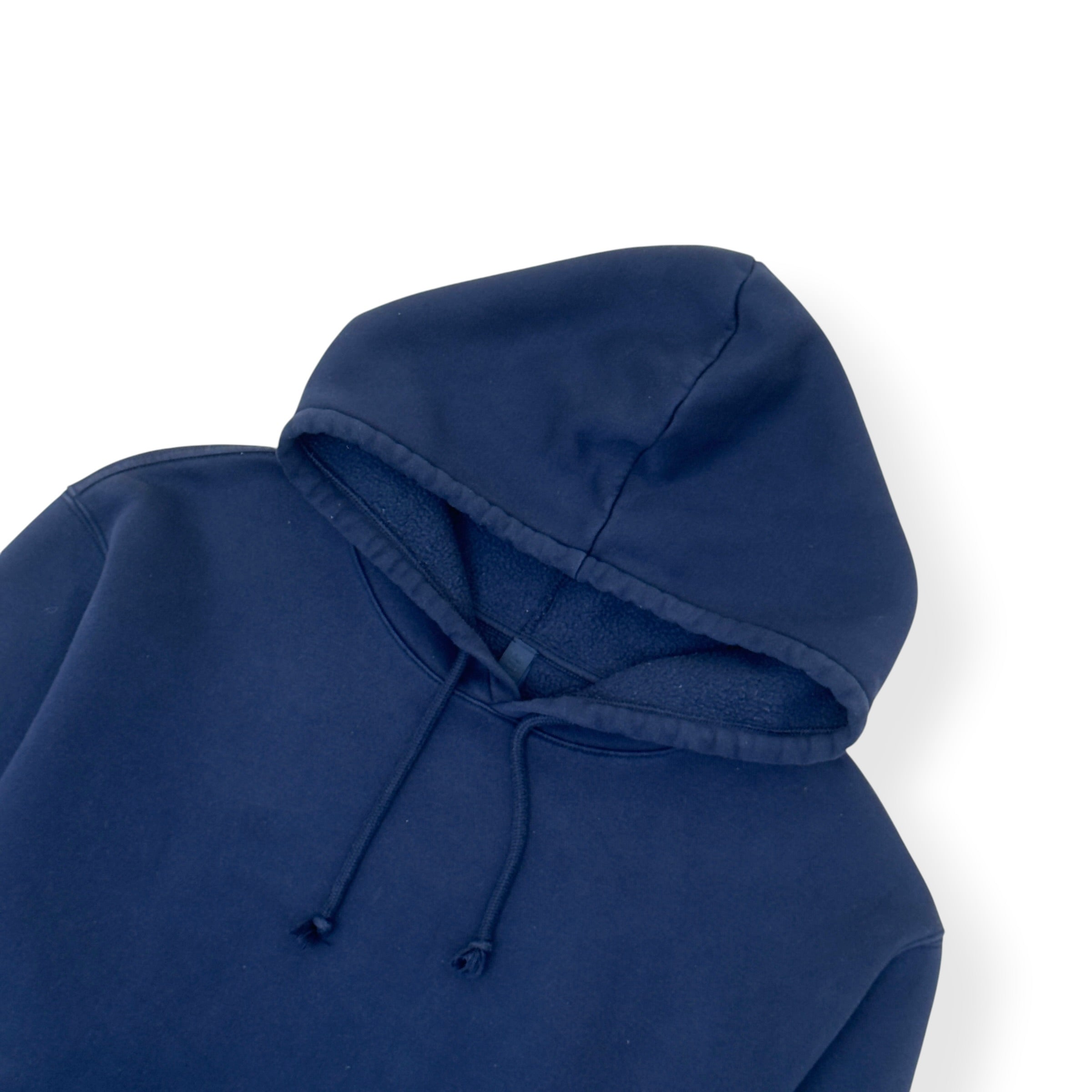 SKIMS FLEECE LOUNGE RELAXED HOODIE NAVY XL
