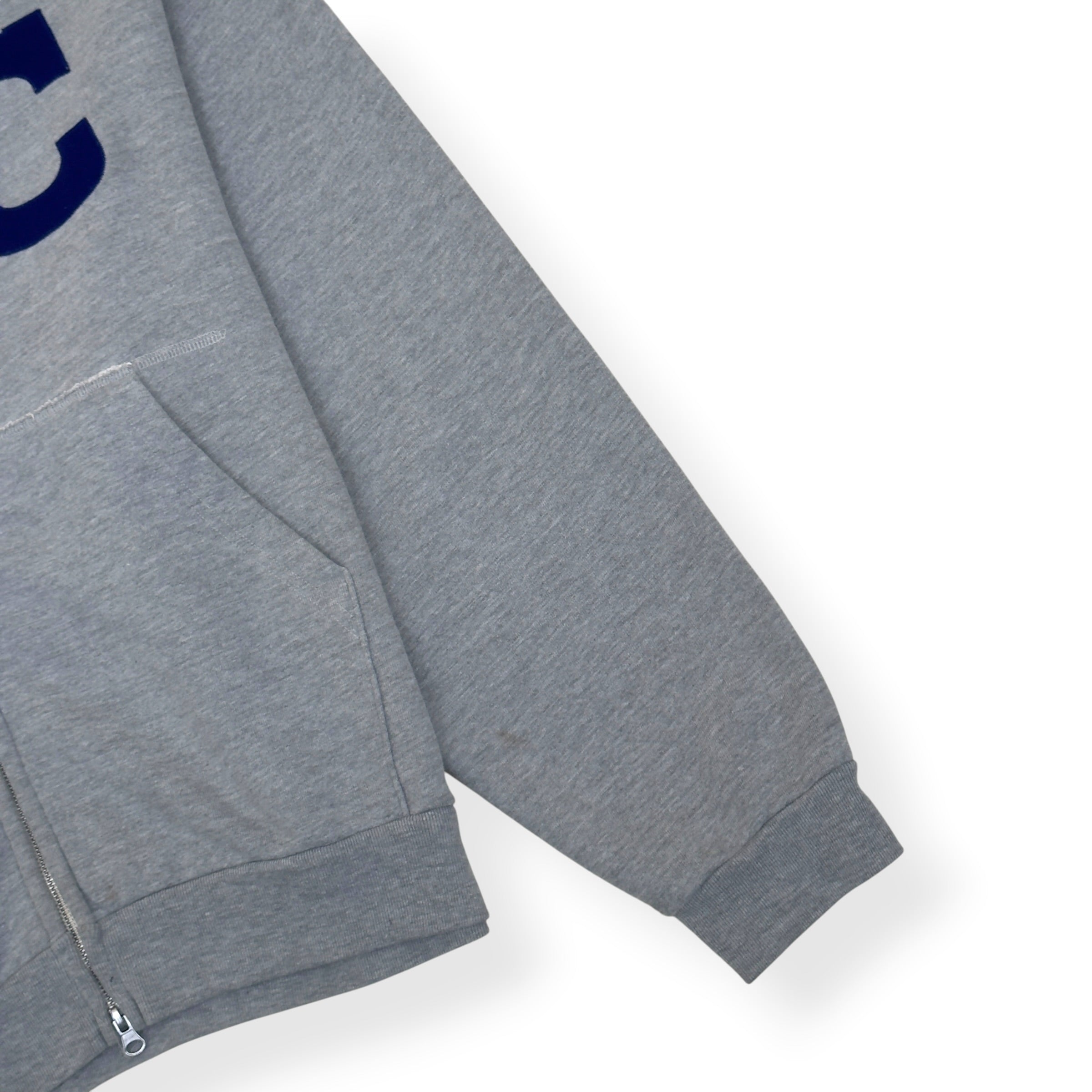 CHERRY LA ZIP-UP HOODIE GREY / BLUE XL