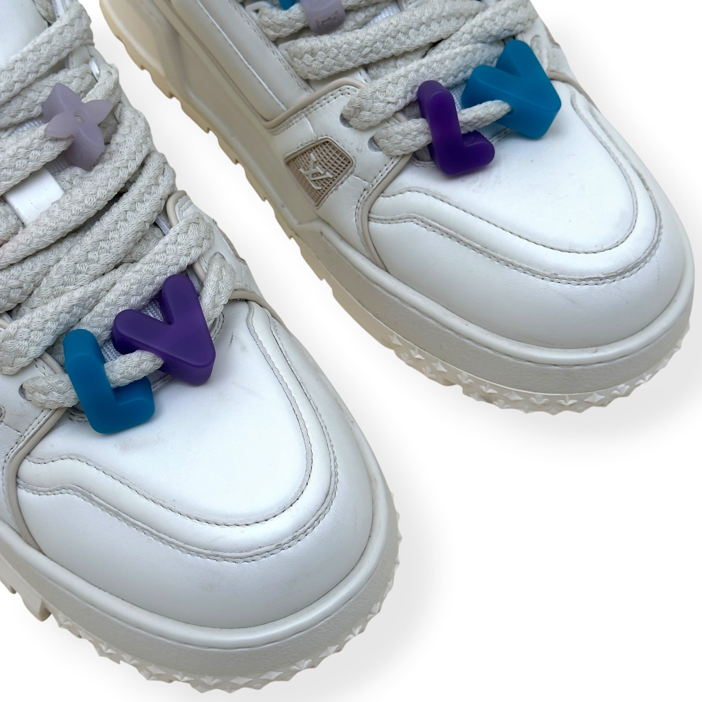 LOUIS VUITTON TRAINER MAXI SNEAKER WHITE UK10