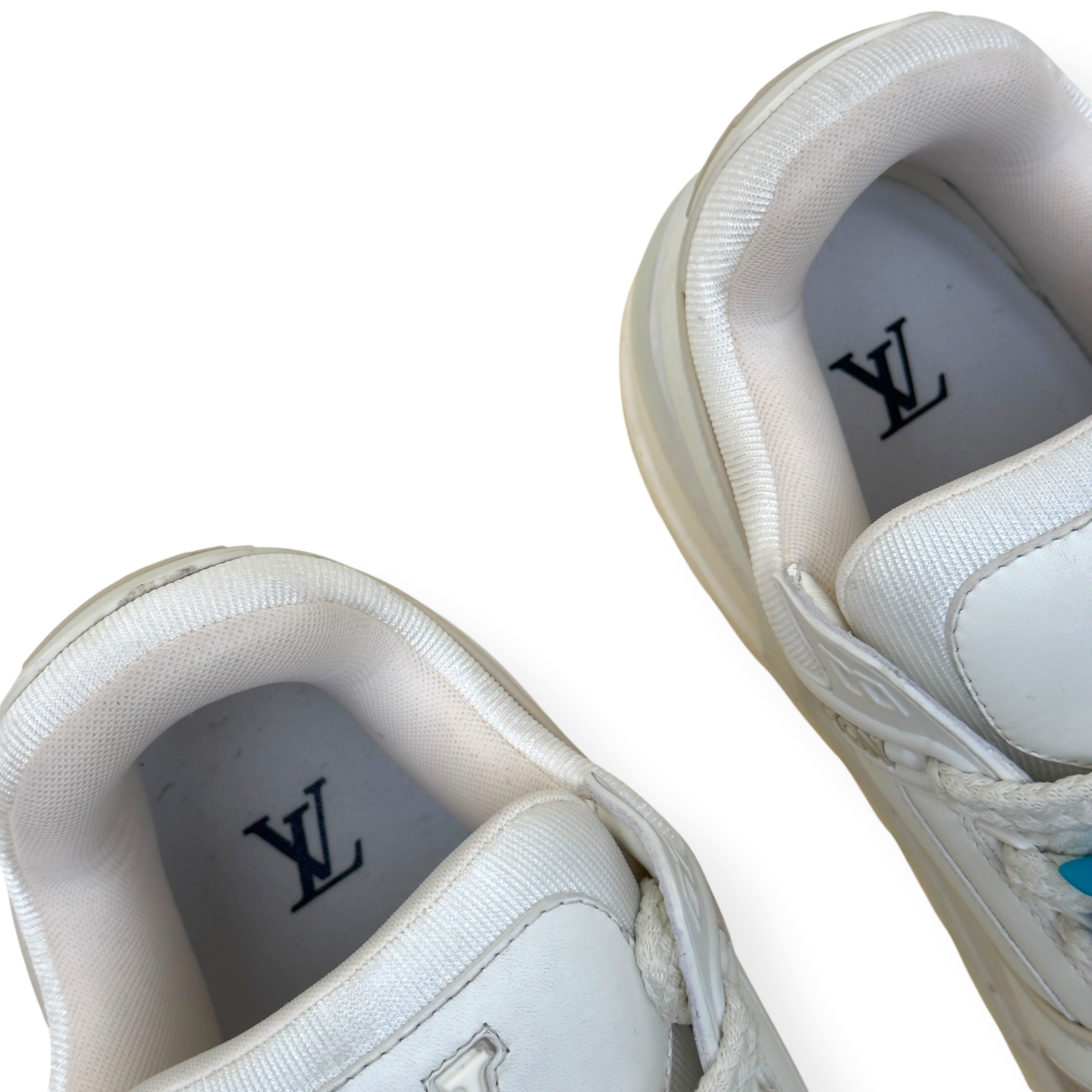 LOUIS VUITTON TRAINER MAXI SNEAKER WHITE UK10