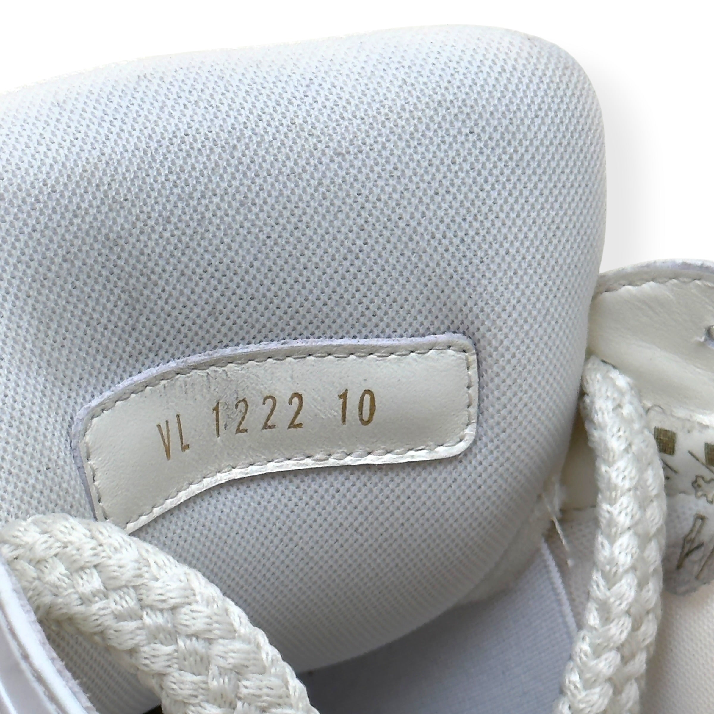 LOUIS VUITTON TRAINER MAXI SNEAKER WHITE UK10