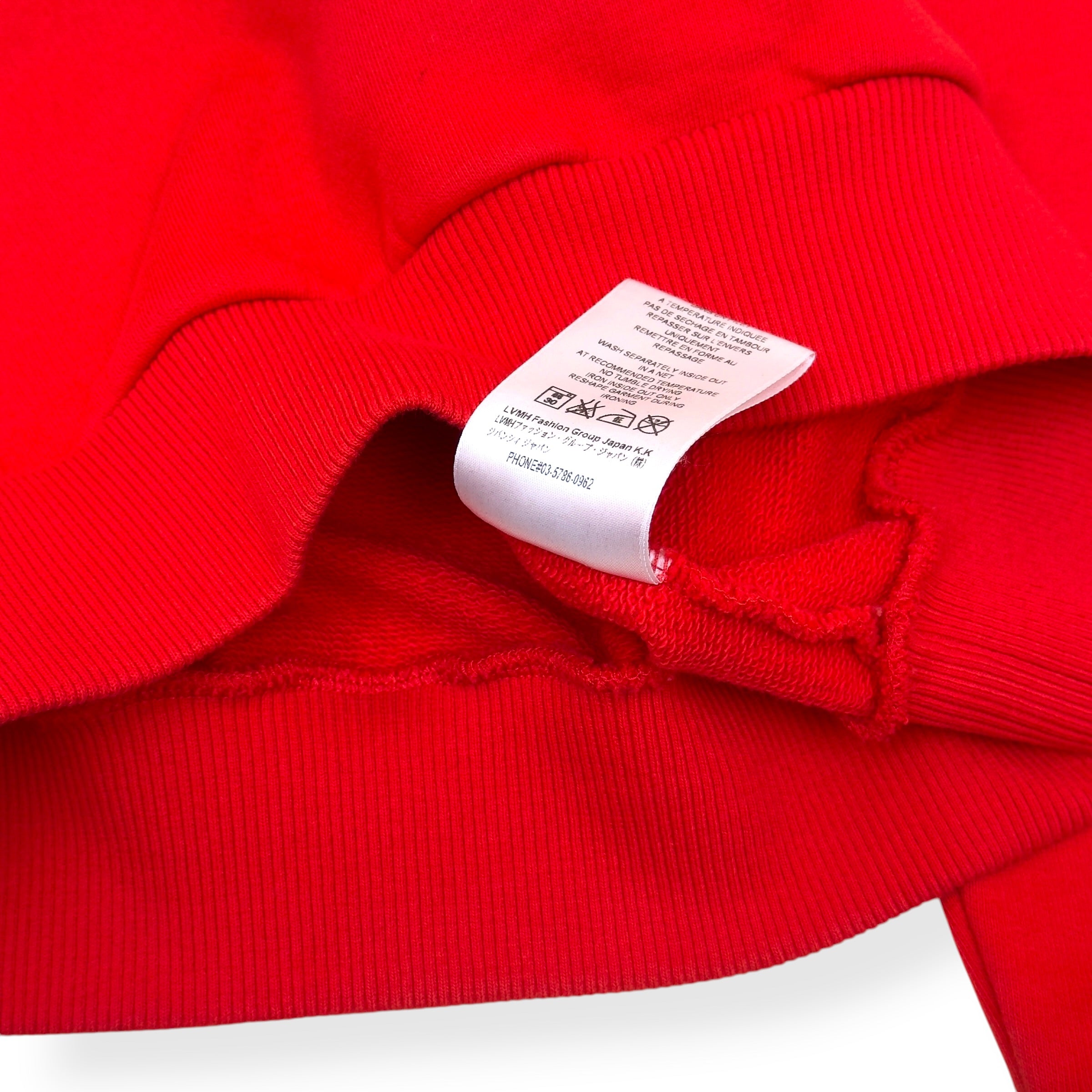 GIVENCHY LOGO HOODIE RED XS