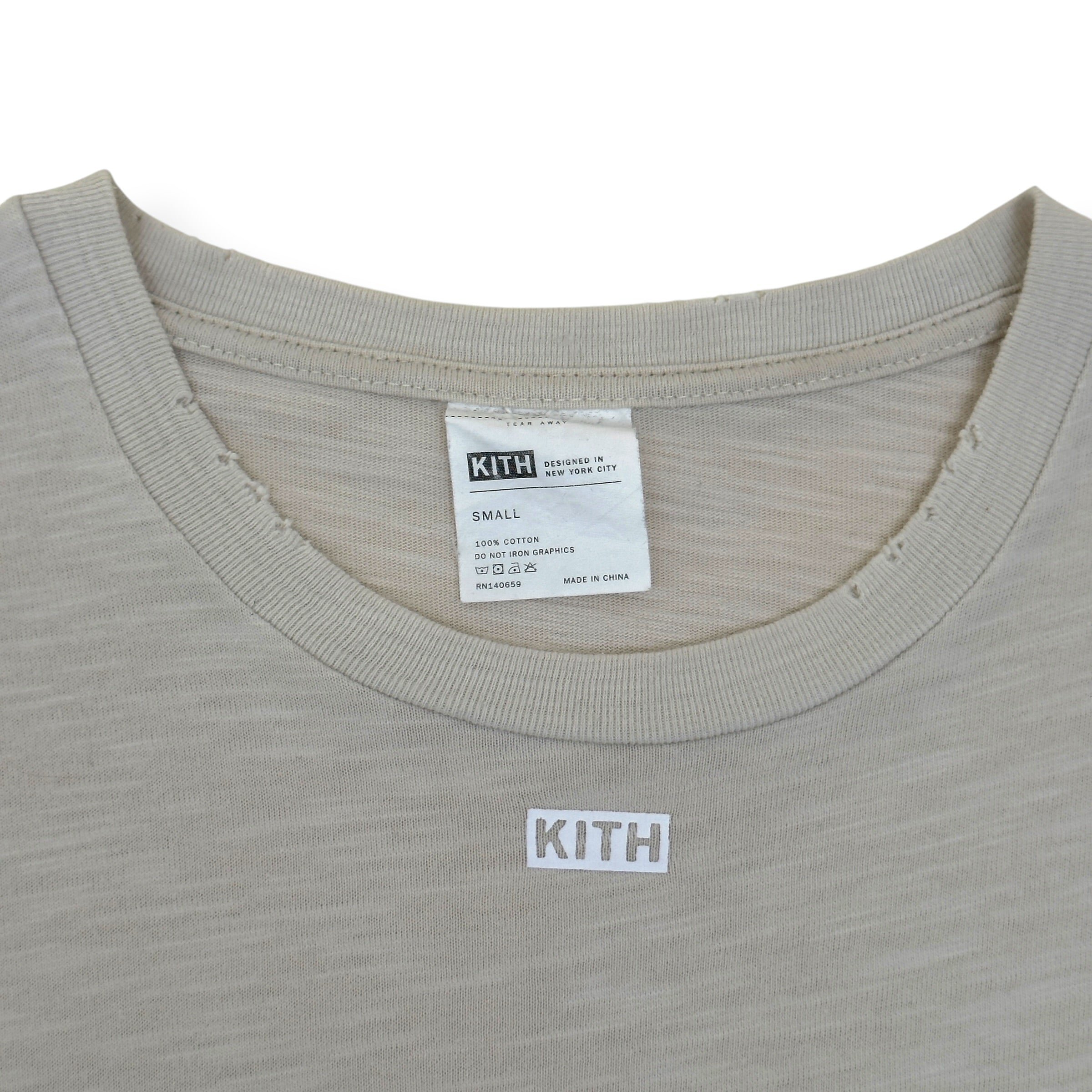 KITH LOGO T-SHIRT GREY S