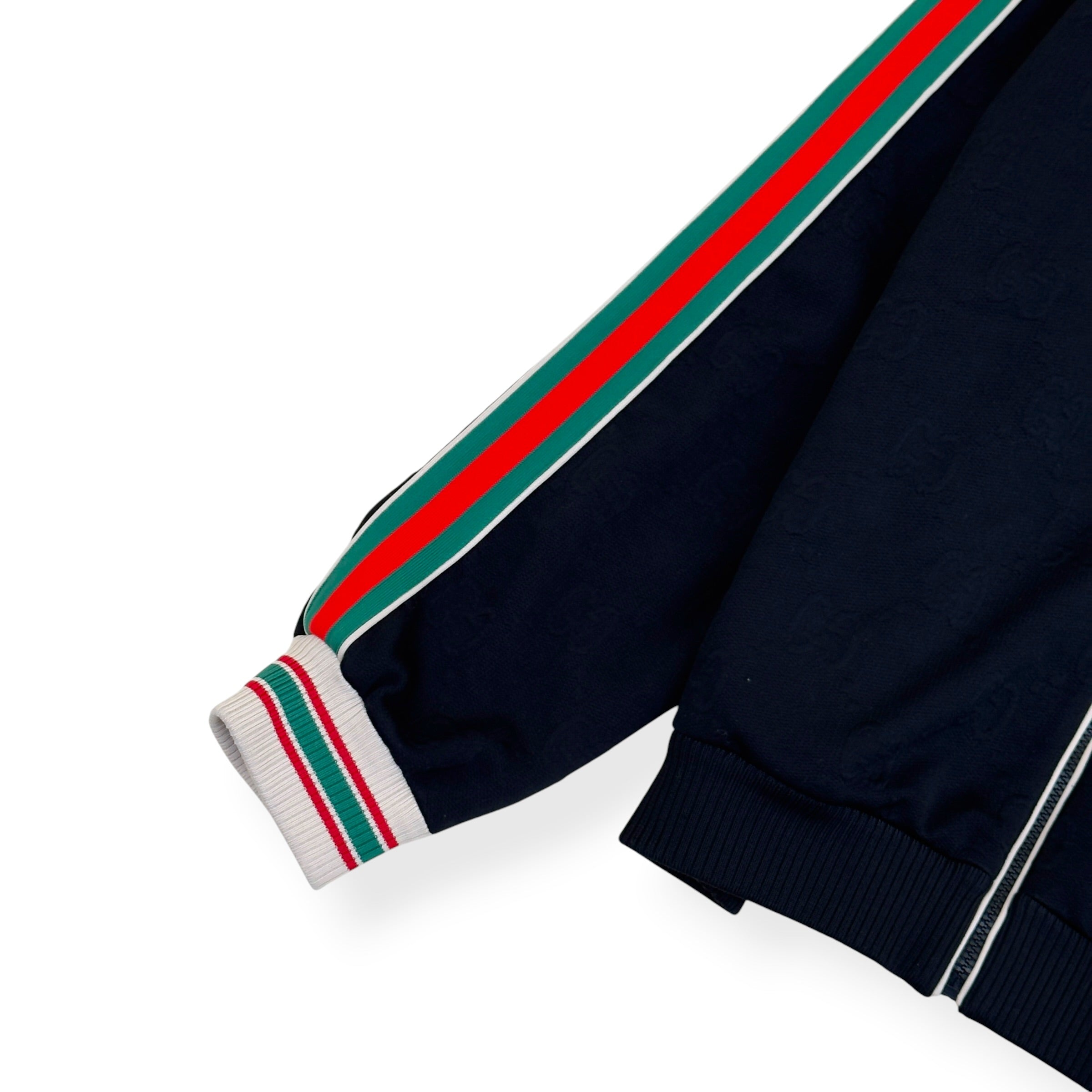 GUCCI GG JACQUARD TRACK JACKET BLACK XL
