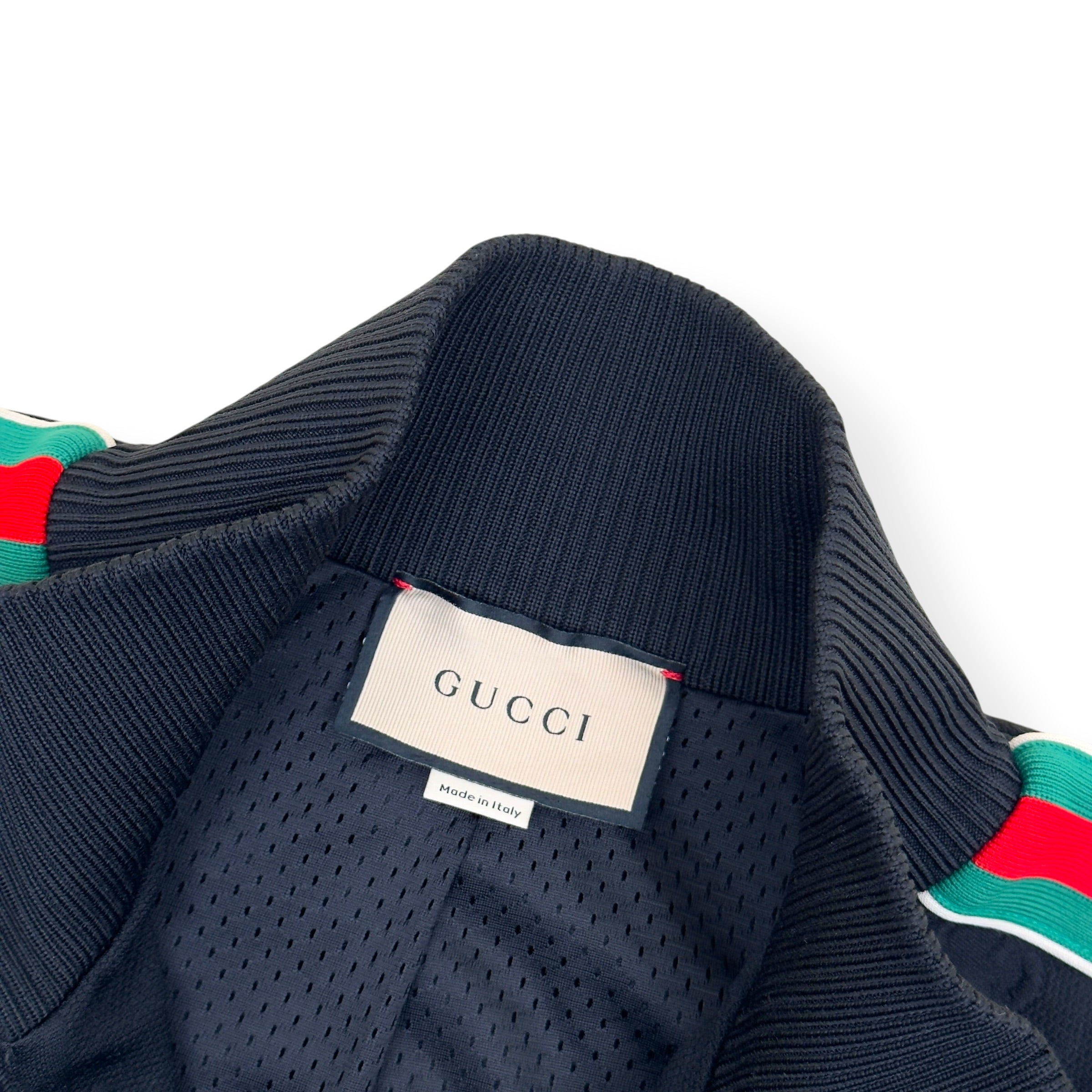 GUCCI GG JACQUARD TRACK JACKET BLACK XL