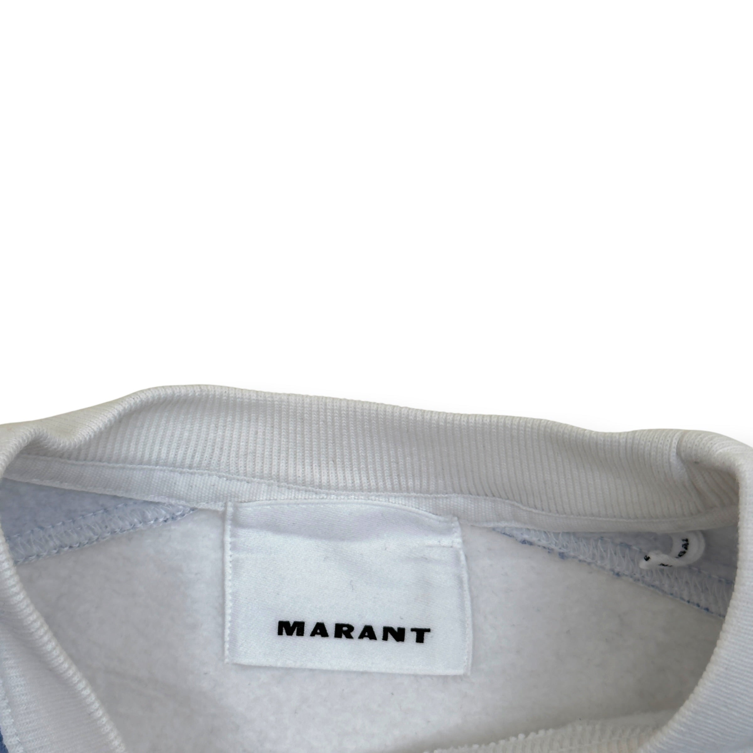 ISABEL MARANT MEYOAN STRIPED SWEATSHIRT WHITE / RED /BLUE L