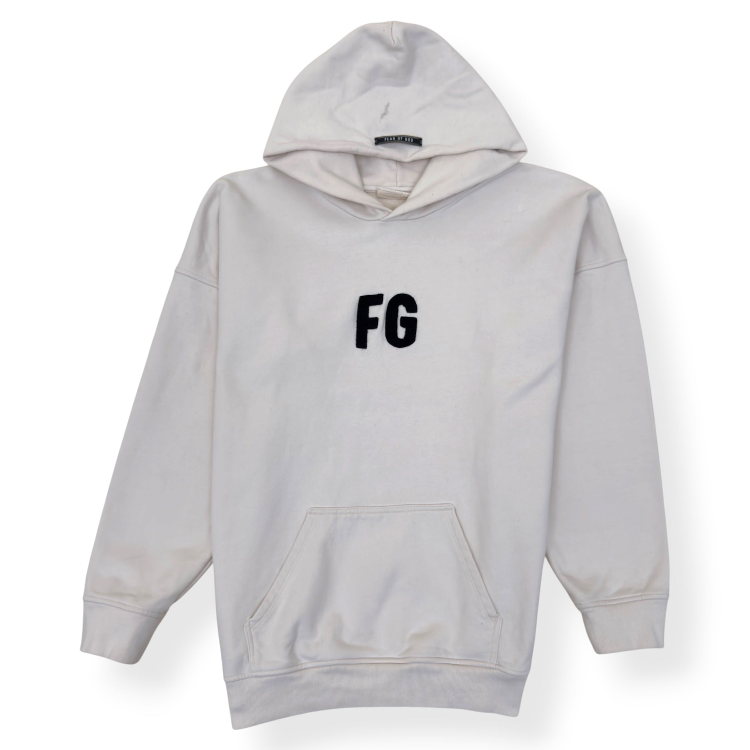 FEAR OF GOD SIXTH COLLECTION HOODIE CREAM / BLACK XL