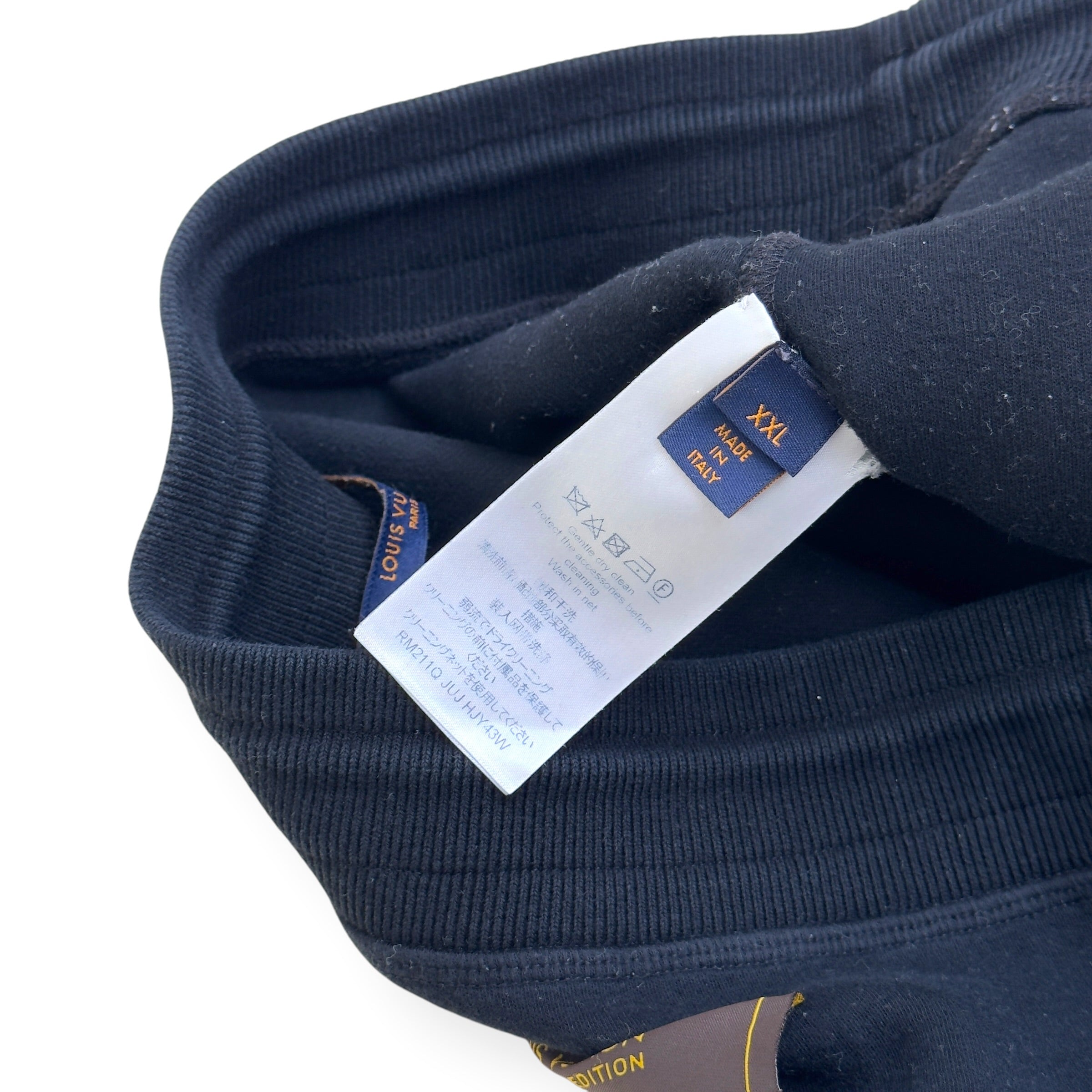 LOUIS VUITTON STAPLES EDITION SWEATPANTS BLACK XXL