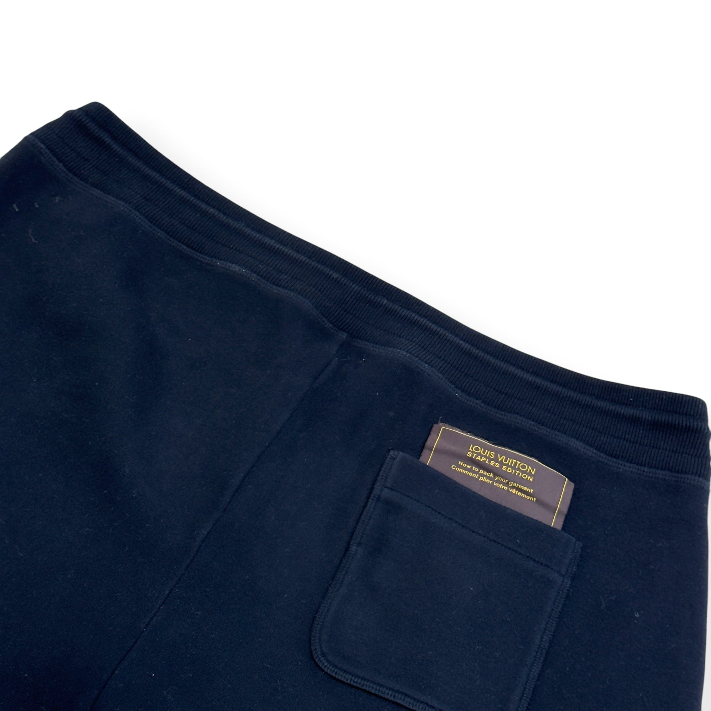 LOUIS VUITTON STAPLES EDITION SWEATPANTS BLACK XXL