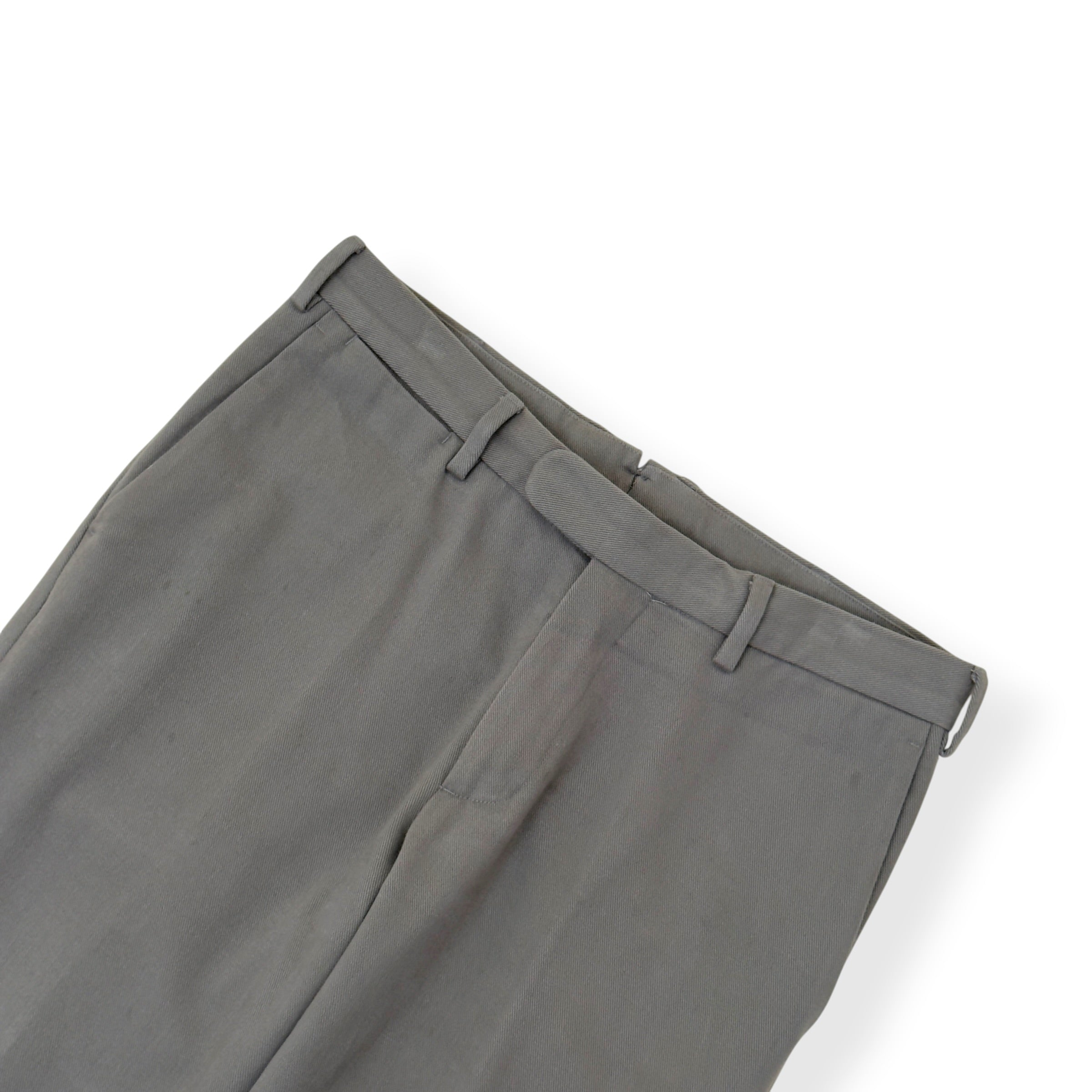 THOM SWEENEY COTTON TROUSERS OLIVE 50 / M
