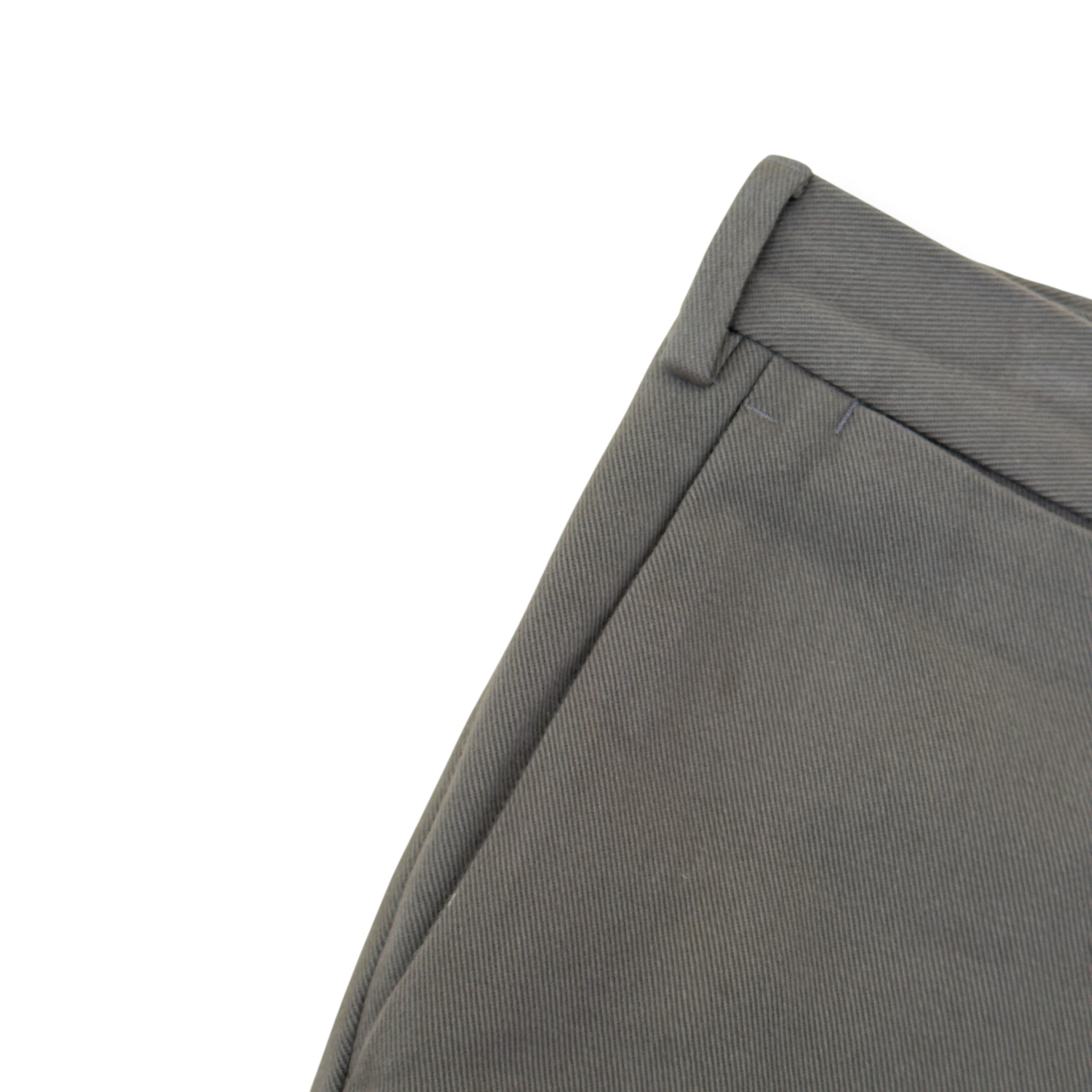 THOM SWEENEY COTTON TROUSERS OLIVE 50 / M