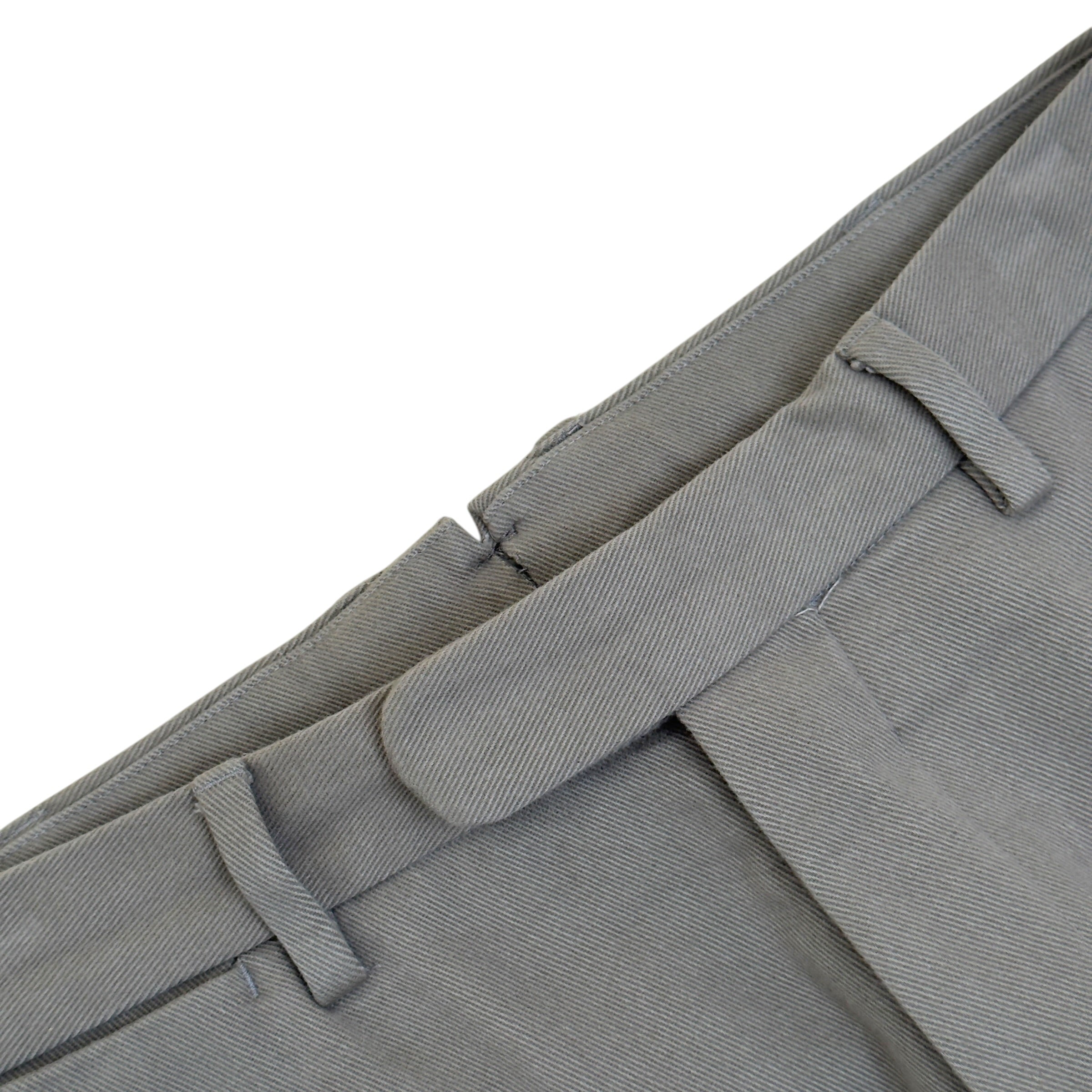 THOM SWEENEY COTTON TROUSERS OLIVE 50 / M