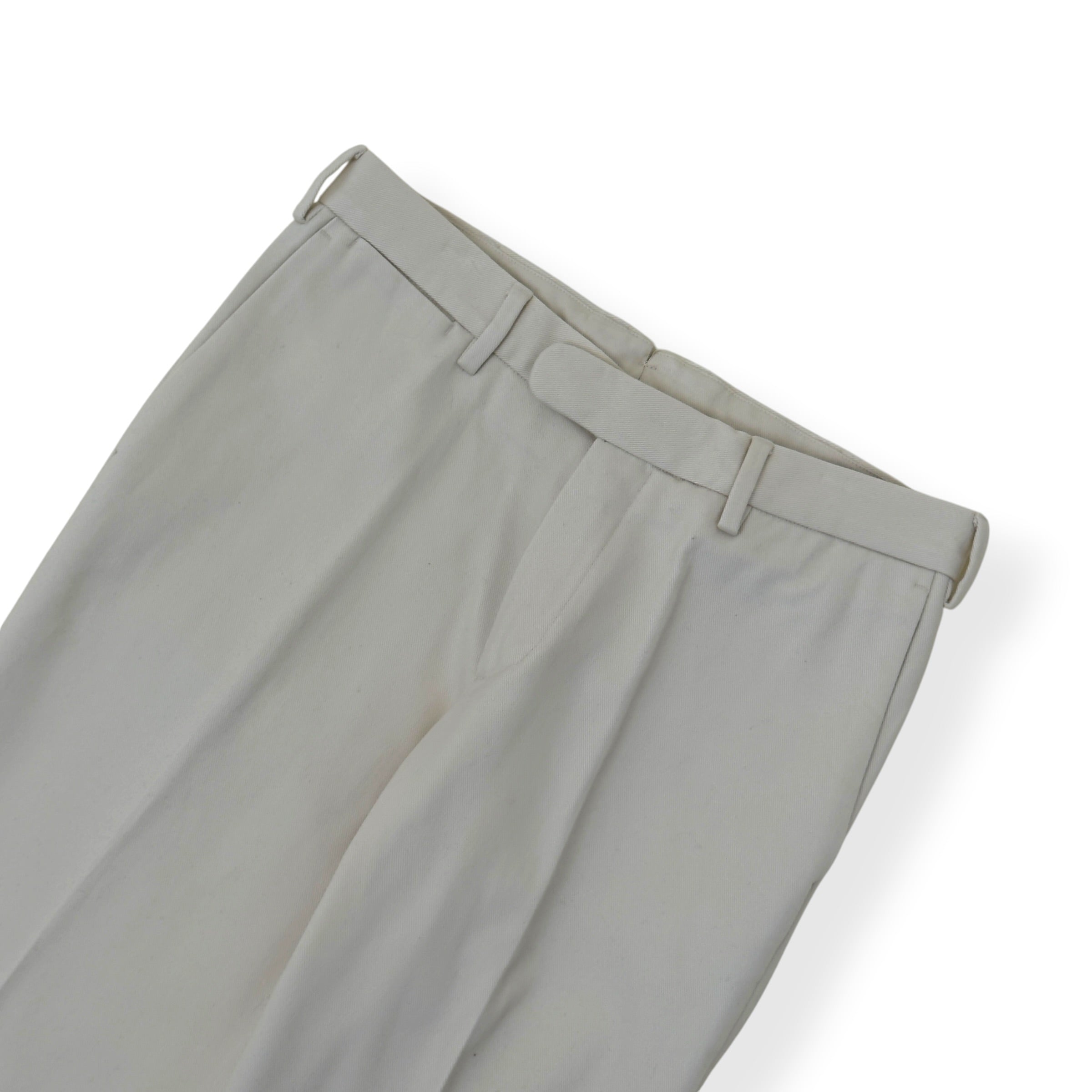 THOM SWEENEY COTTON TROUSERS CREAM 50 / M