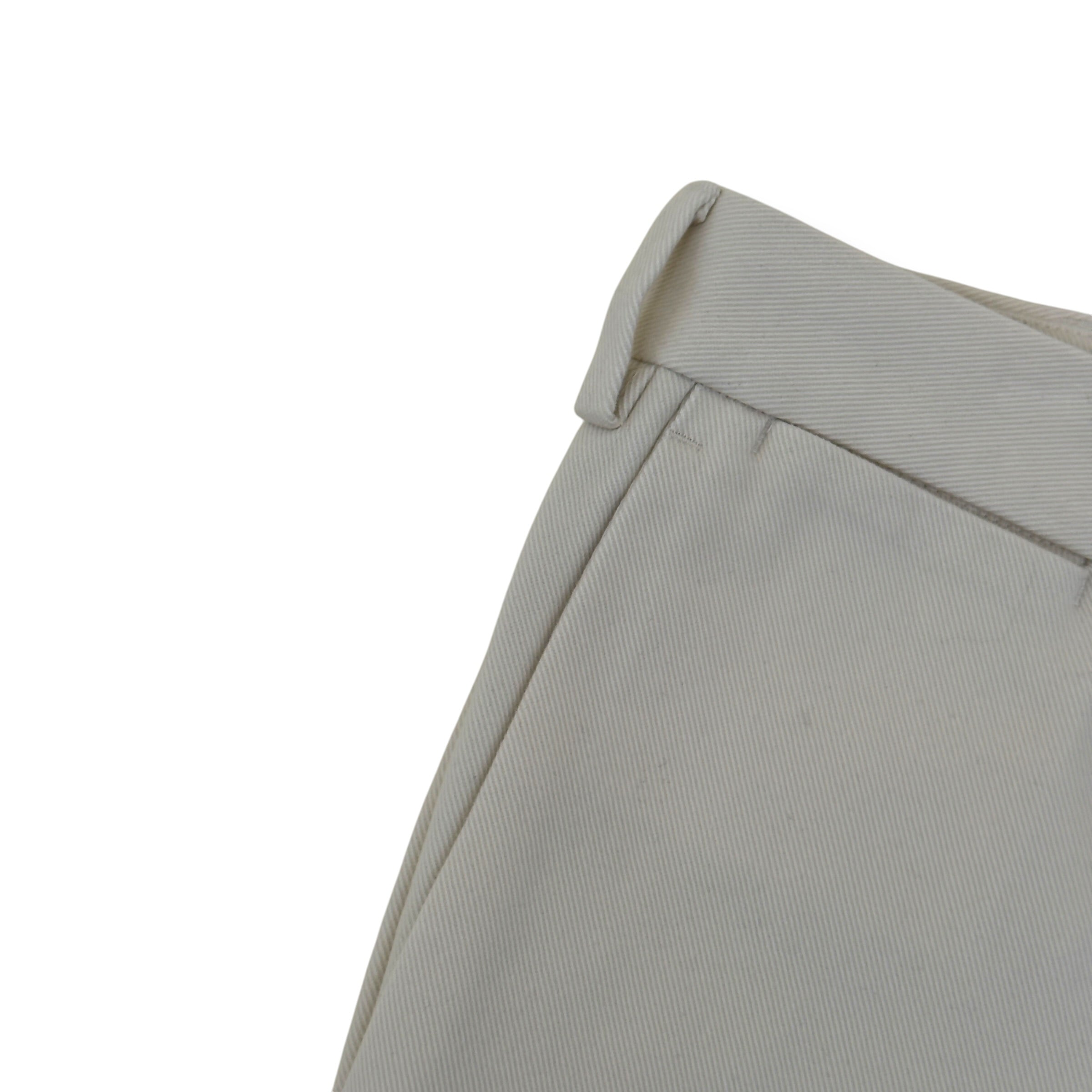 THOM SWEENEY COTTON TROUSERS CREAM 50 / M