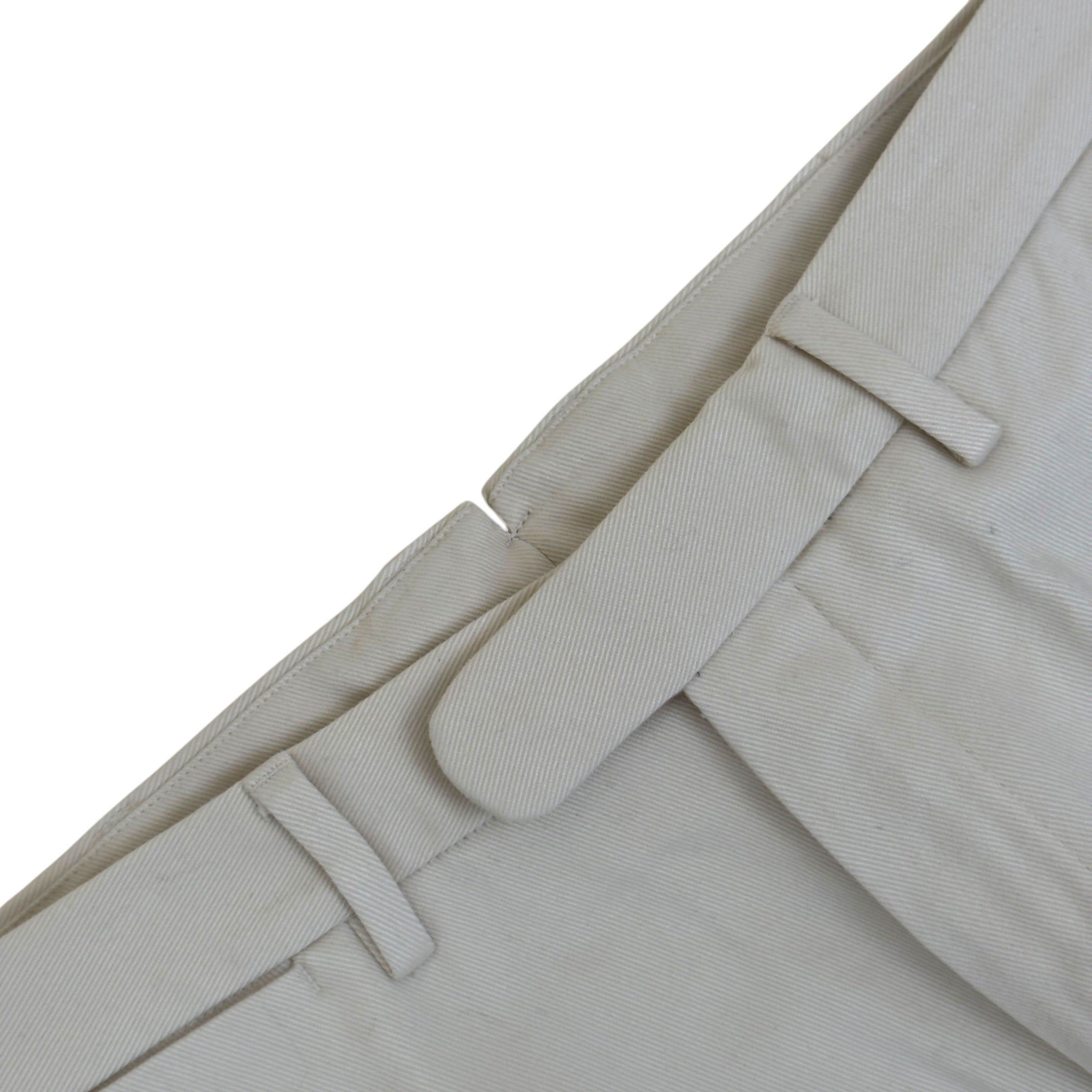 THOM SWEENEY COTTON TROUSERS CREAM 50 / M