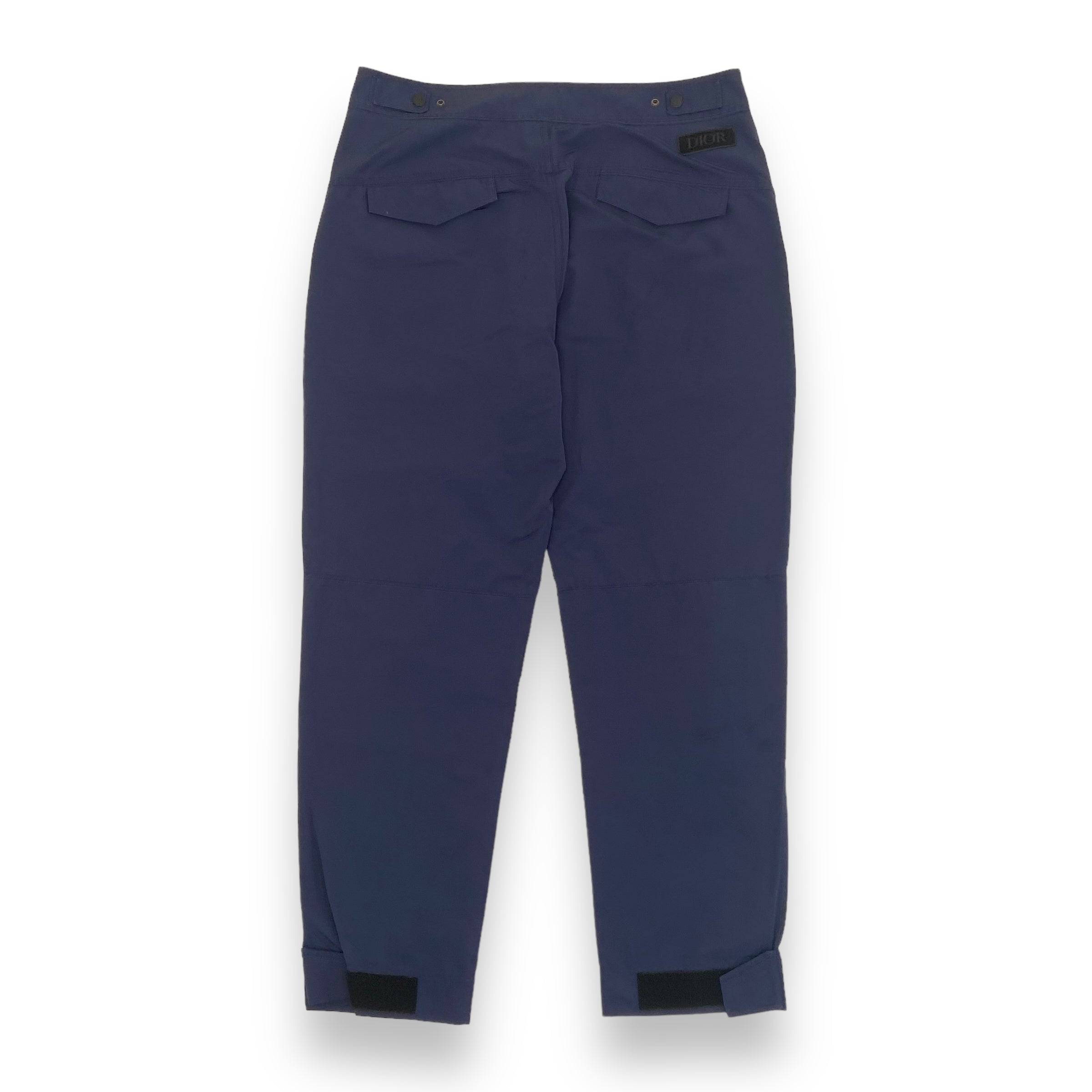 DIOR TECHNICAL LOGO CARGO PANTS NAVY XL