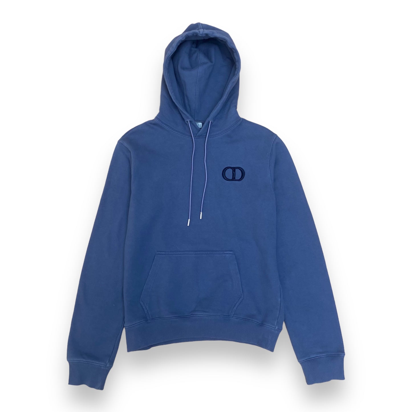 DIOR CD ICON HOODED SWEATSHIRT INDIGO BLUE M