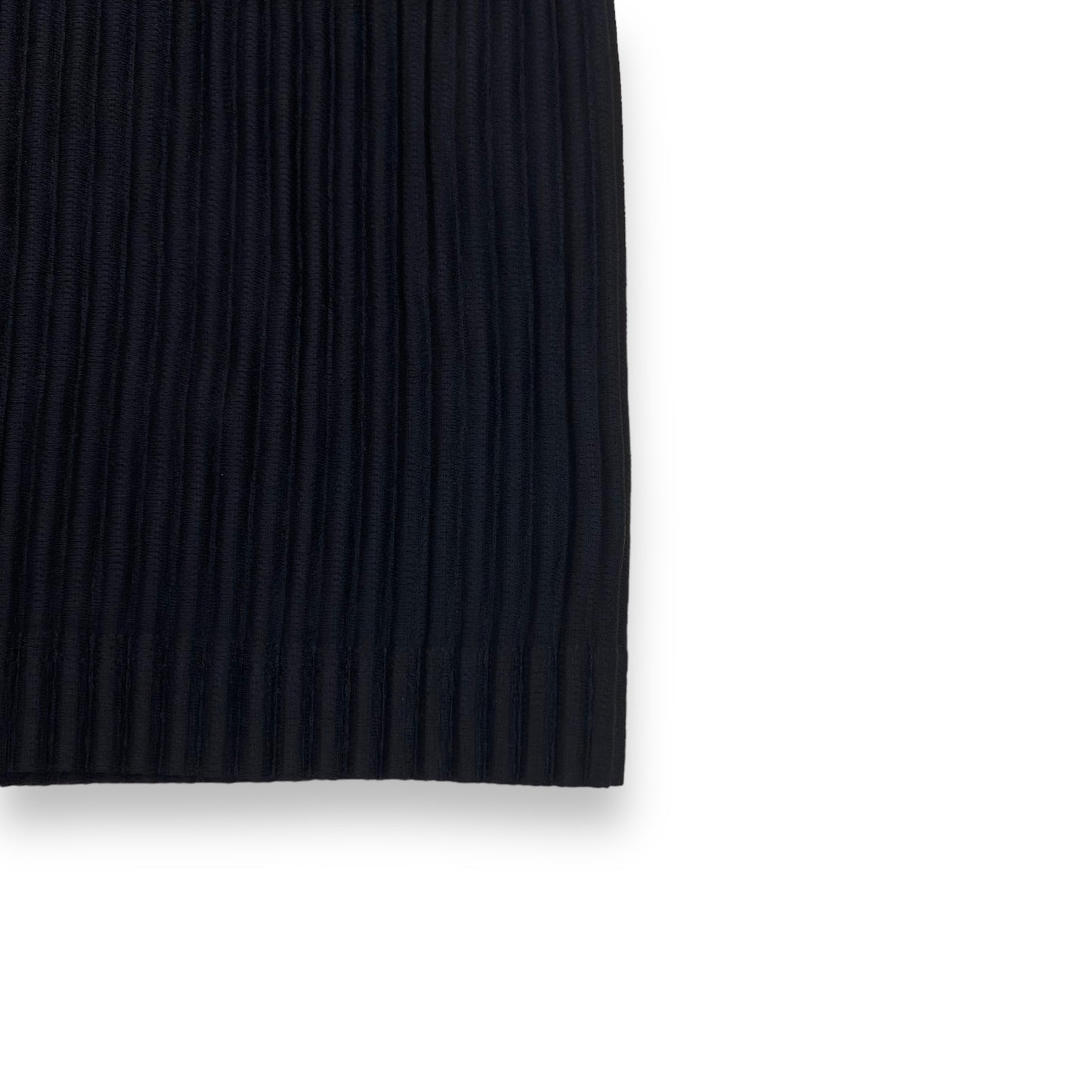 ISSEY MIYAKE HOMME PLISSÉ PLEATED SHIRT BLACK S