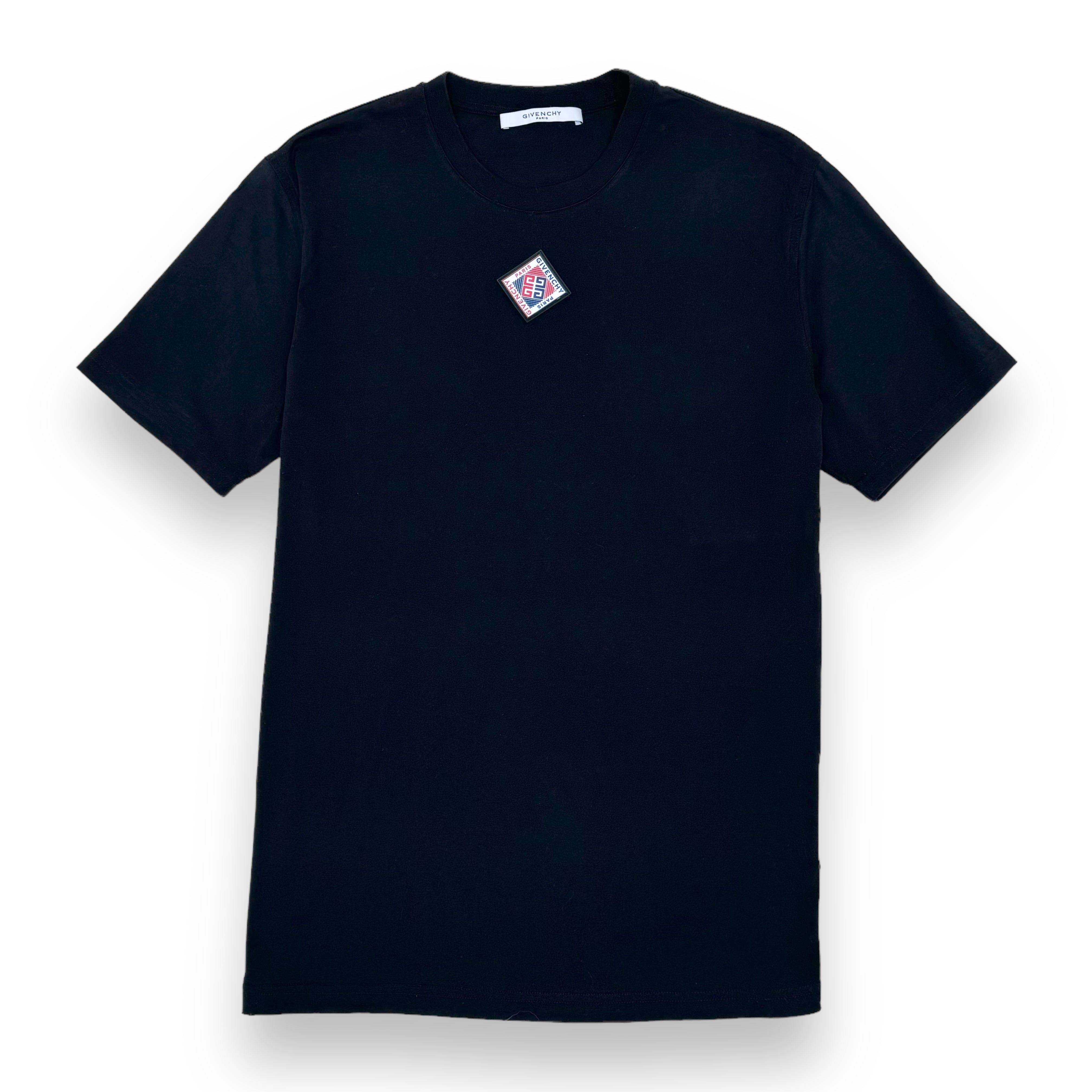 GIVENCHY RUBBER PATCH T-SHIRT BLACK XL