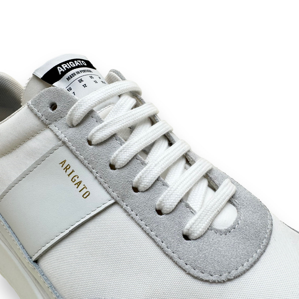 AXEL ARIGATO GENESIS SUEDE / LEATHER SNEAKERS WHITE UK12