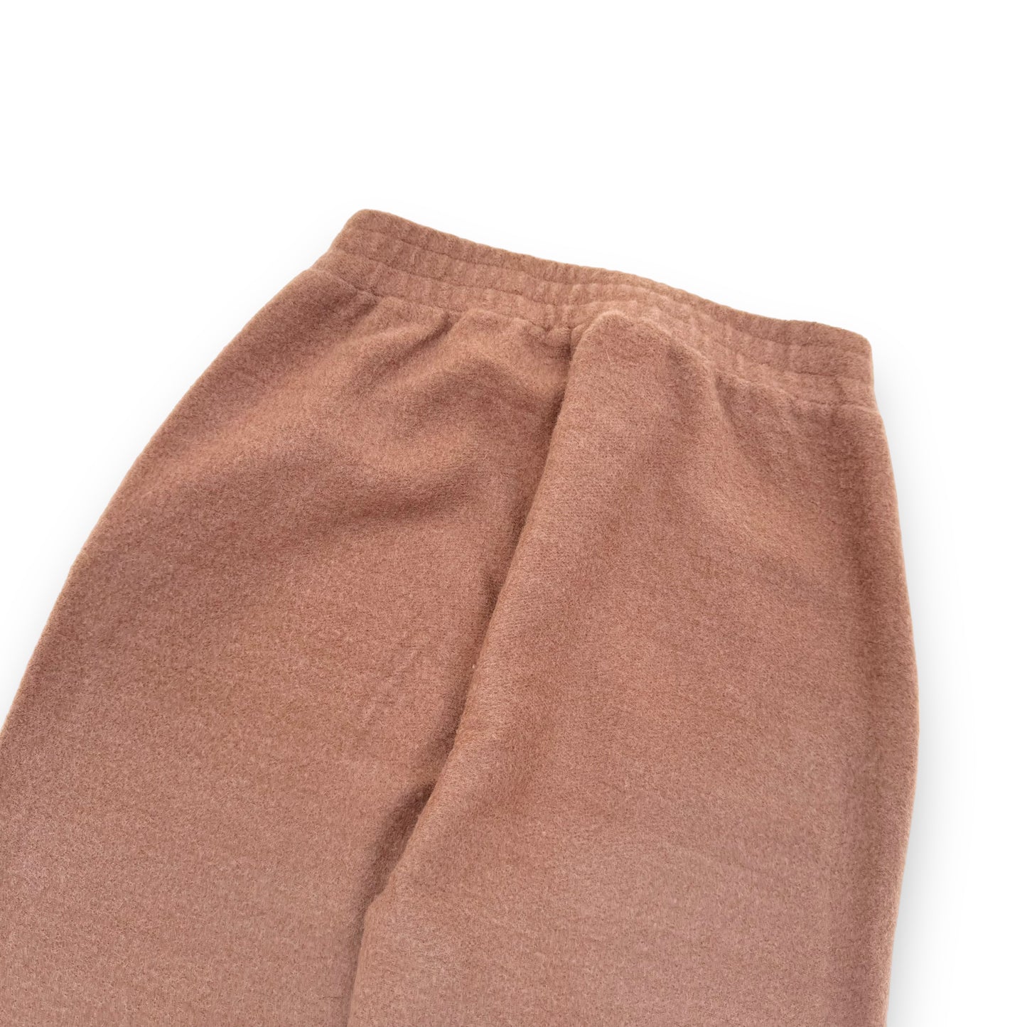 MAX MARA LEISURE COTTON-WOOL BLEND TROUSERS CAMEL S