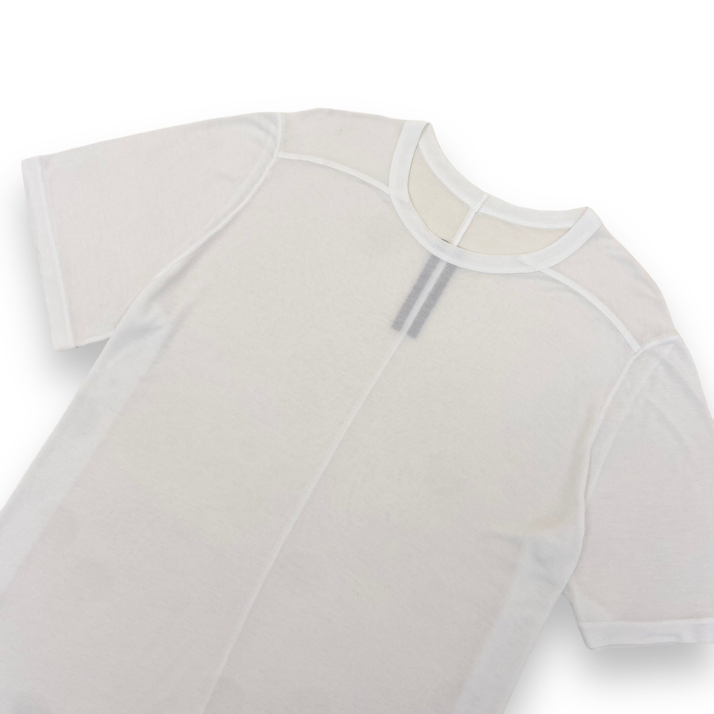 RICK OWENS SLIM FIT T-SHIRT WHITE XXL