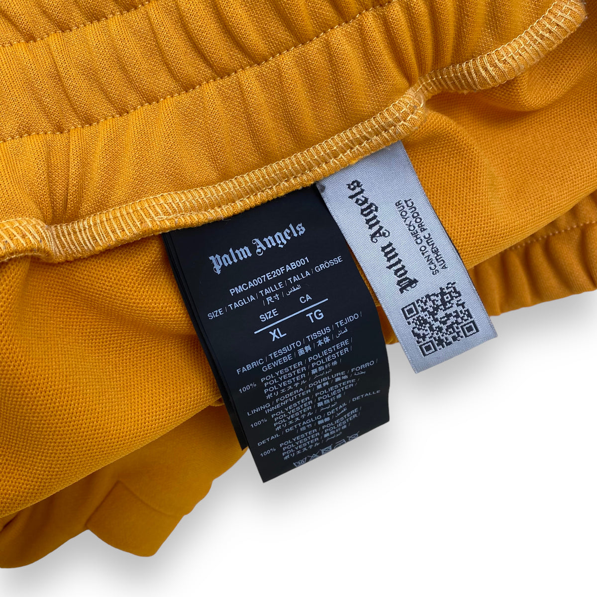PALM ANGELS TRACK PANTS YELLOW XL