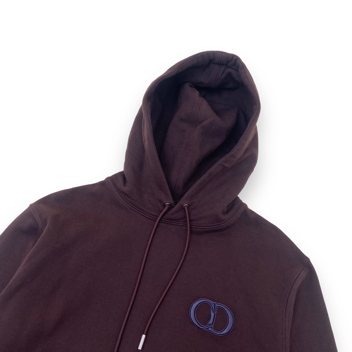 DIOR CD ICON HOODED SWEATSHIRT BROWN M