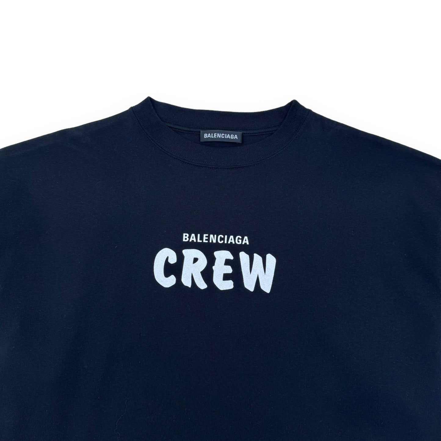 BALENCIAGA CREW OVERSIZED T-SHIRT BLACK M