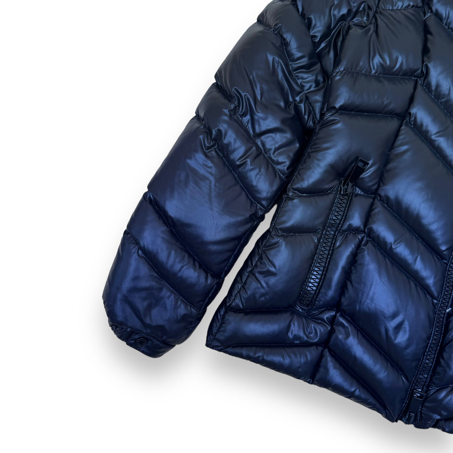 MONCLER FULIGULE QUILTED GIUBBOTTO DOWN PUFFER JACKET BLACK M