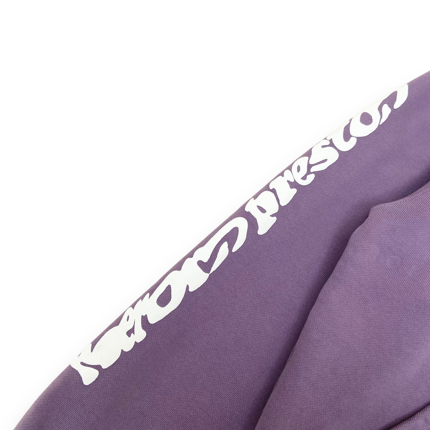 HERON PRESTON HEAVYWEIGHT HOODIE PURPLE M