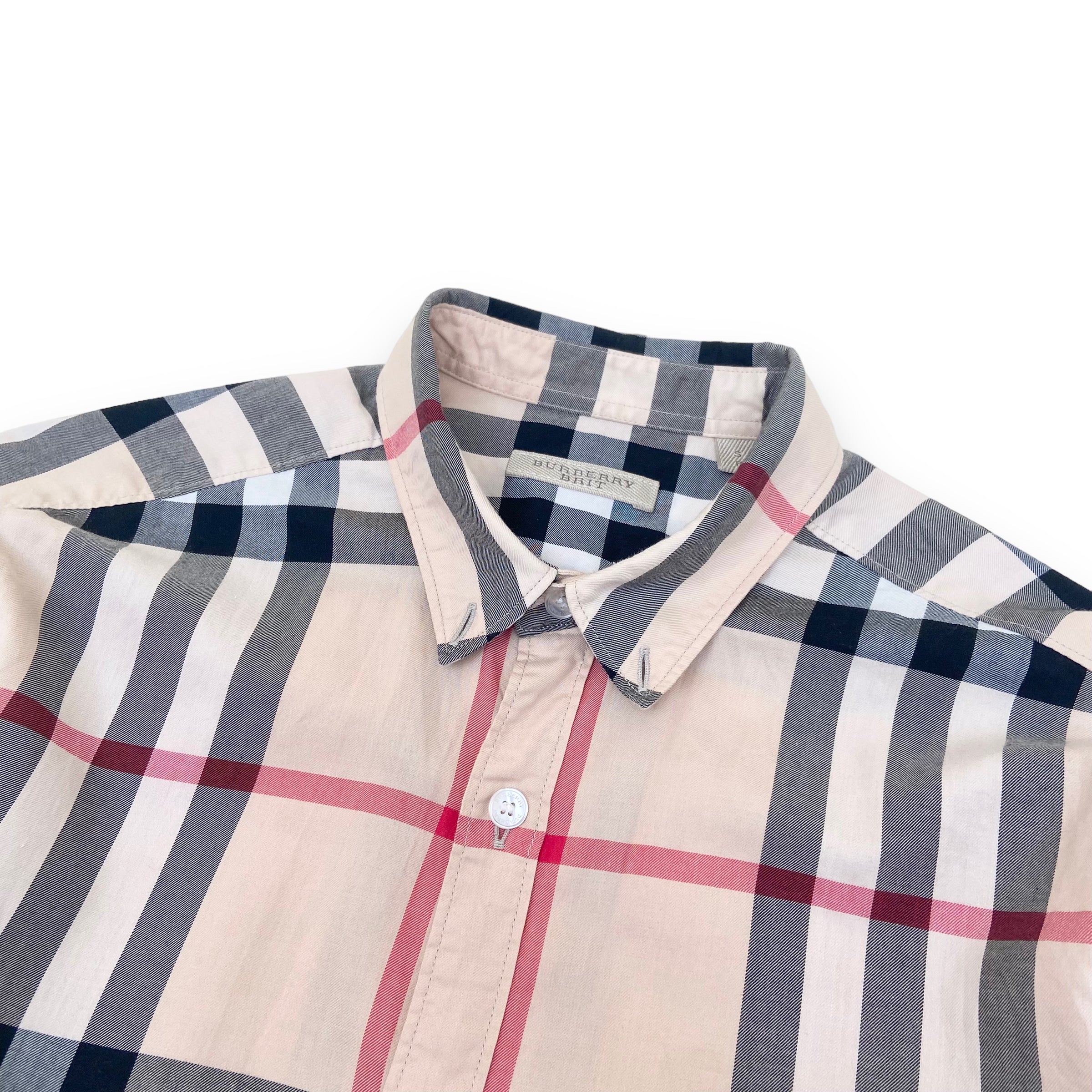BURBERRY CHECKED SHIRT S