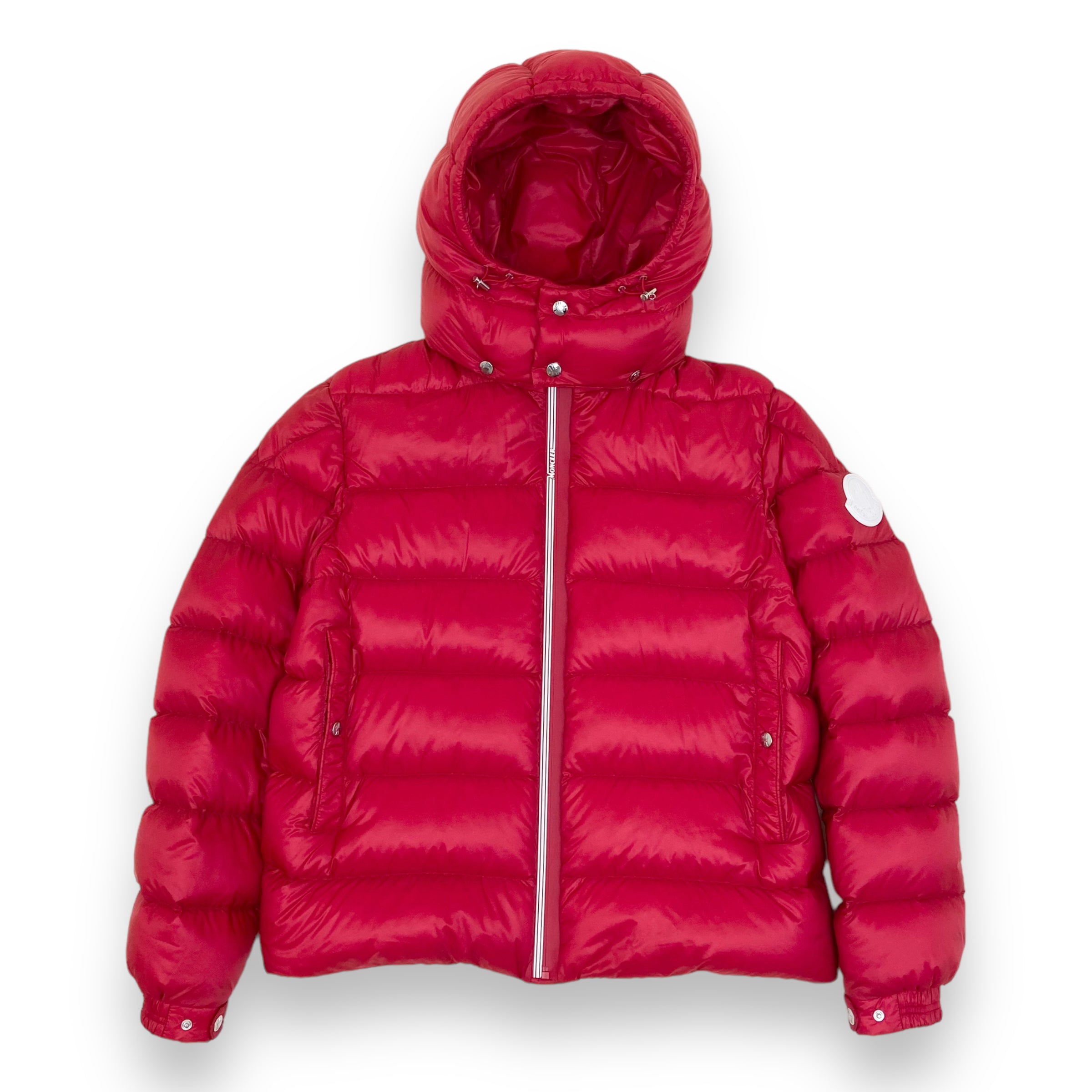 MONCLER ARVES GIUBBOTTO DOUDOUNE LEGERE PUFFER JACKET RED XL Wylist